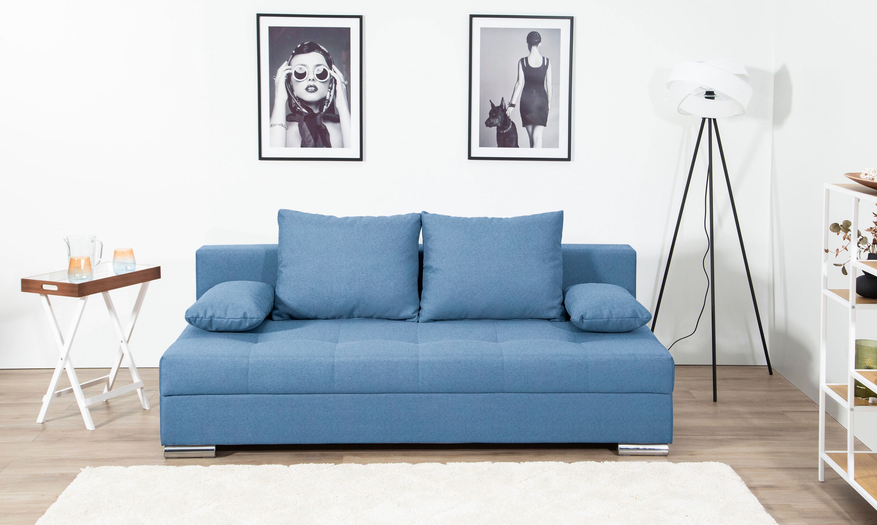 COLLECTION AB Schlafsofa "Tania, B: 194 cm, Liegefl. 140x194 cm, Federkern" Schlafcouch mit Gästebett inklusive Rückenkissen