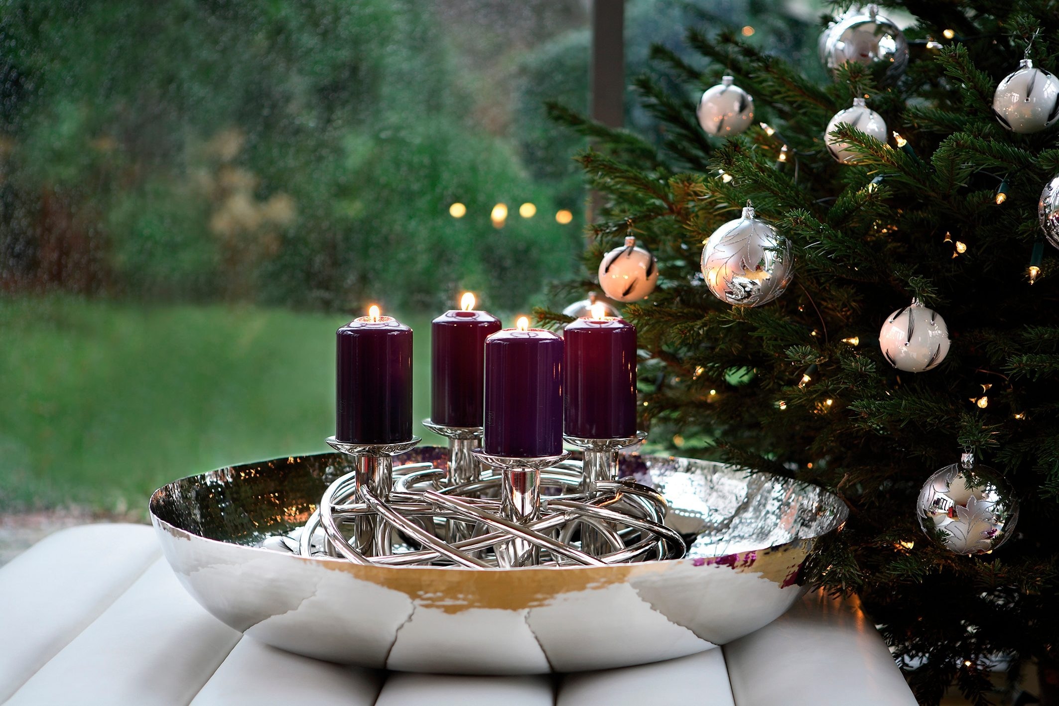 ca. Kerzenständer cm Stumpenkerzen, für Fink Adventsleuchter, Ø 40 »CORONA, Weihnachtsdeko«, | BAUR