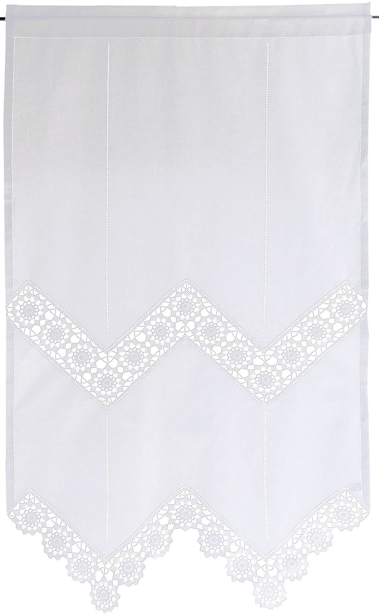 HOSSNER - ART OF HOME DECO Gardine "Dufour" Stangendurchzug 1 Stk. tlg. han günstig online kaufen
