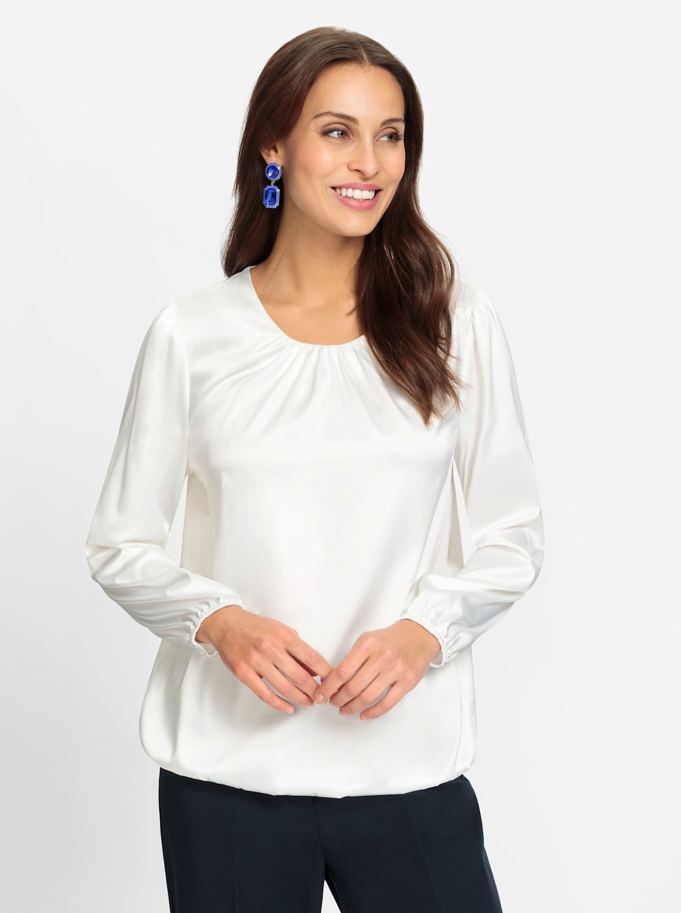 Lady Satinbluse günstig online kaufen