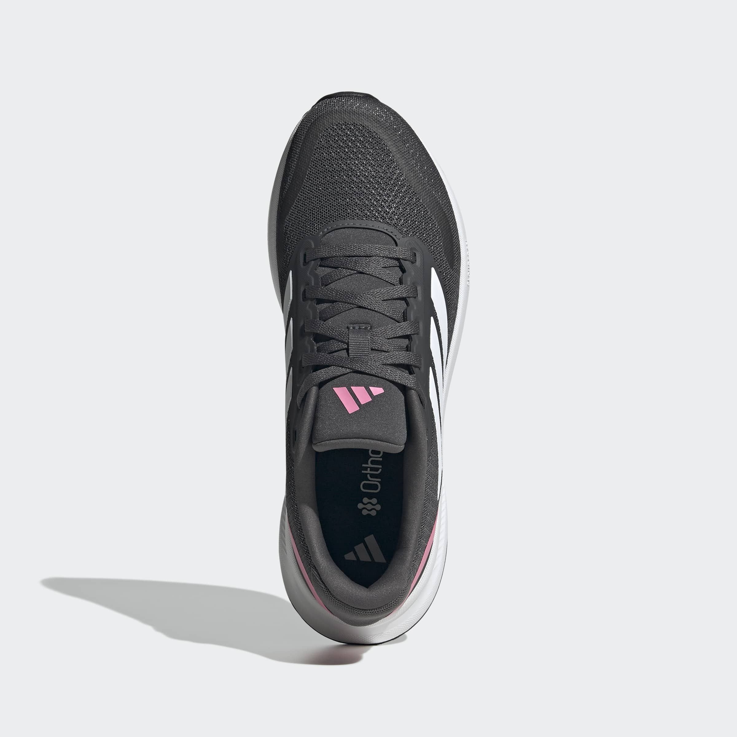 Laufschuh ADIDAS PERFORMANCE "RUNFALCON 5", Damen, Gr. 41, grau six, ftwr weiß, bliss pink, Synthetik, Textil, Schuhe Laufschuh 3