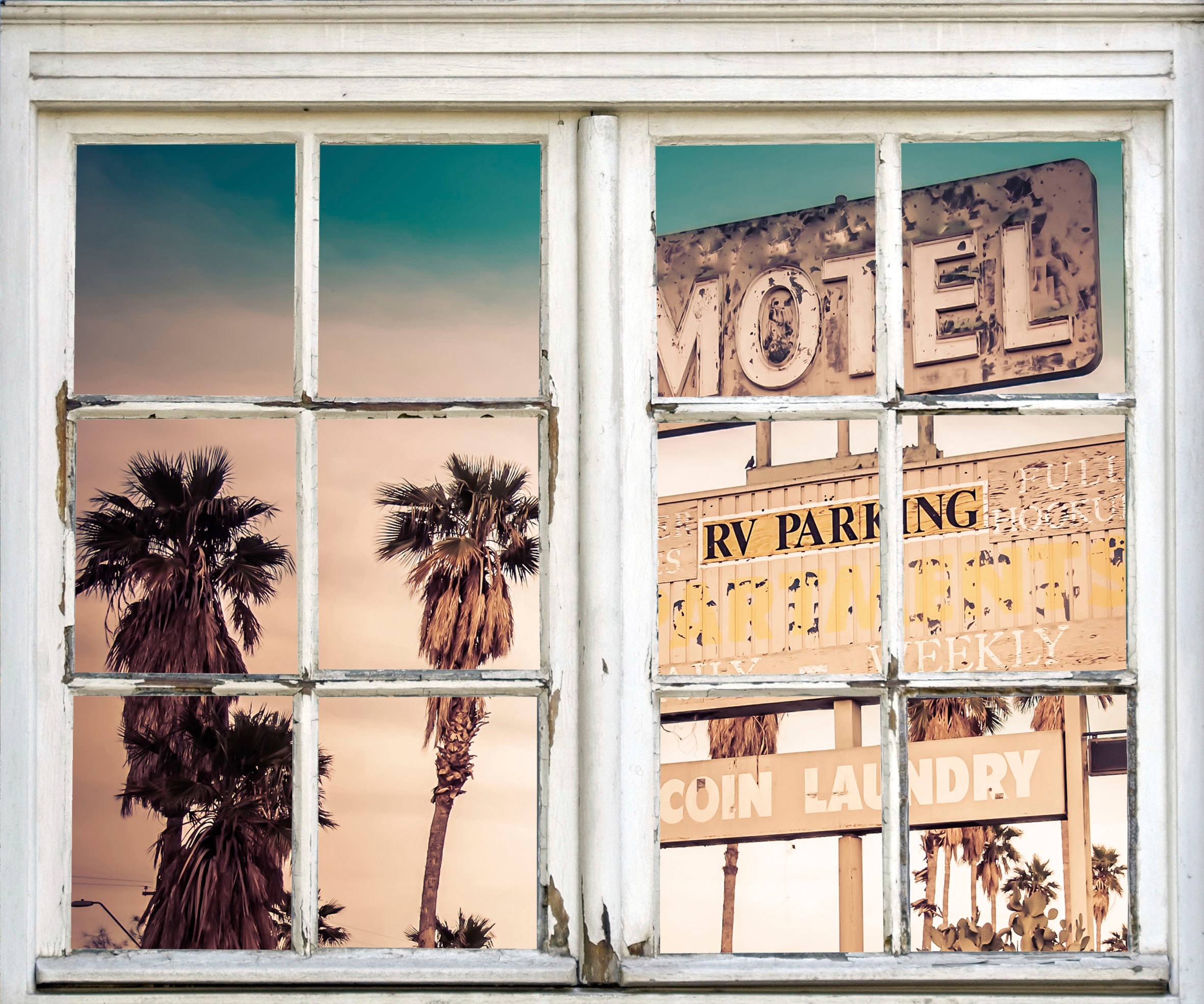 queence Wandsticker »Motel Schild«