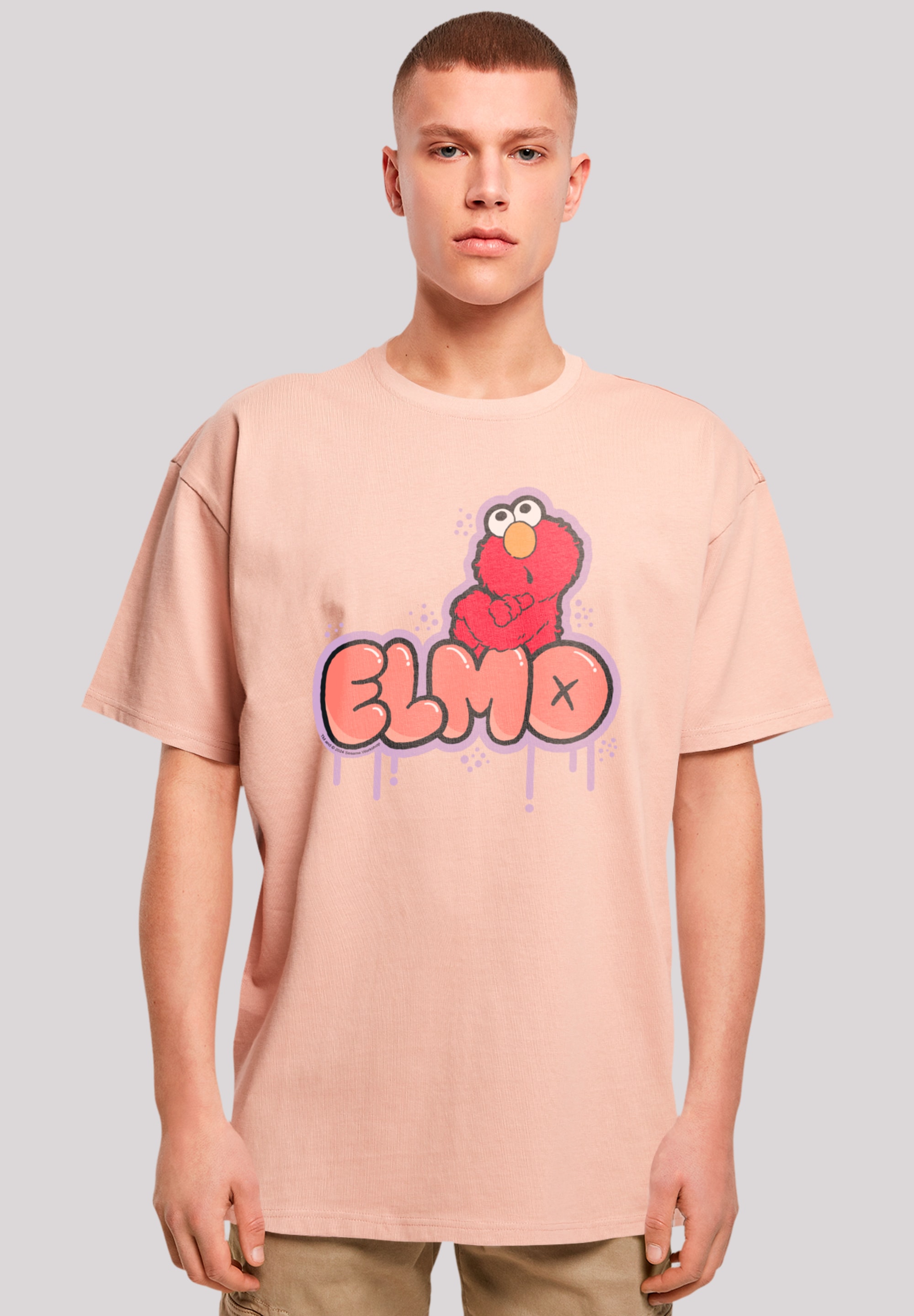 F4NT4STIC T-Shirt "Sesamstraße Elmo NO", Premium Qualität, Weihnachts-Kolle günstig online kaufen