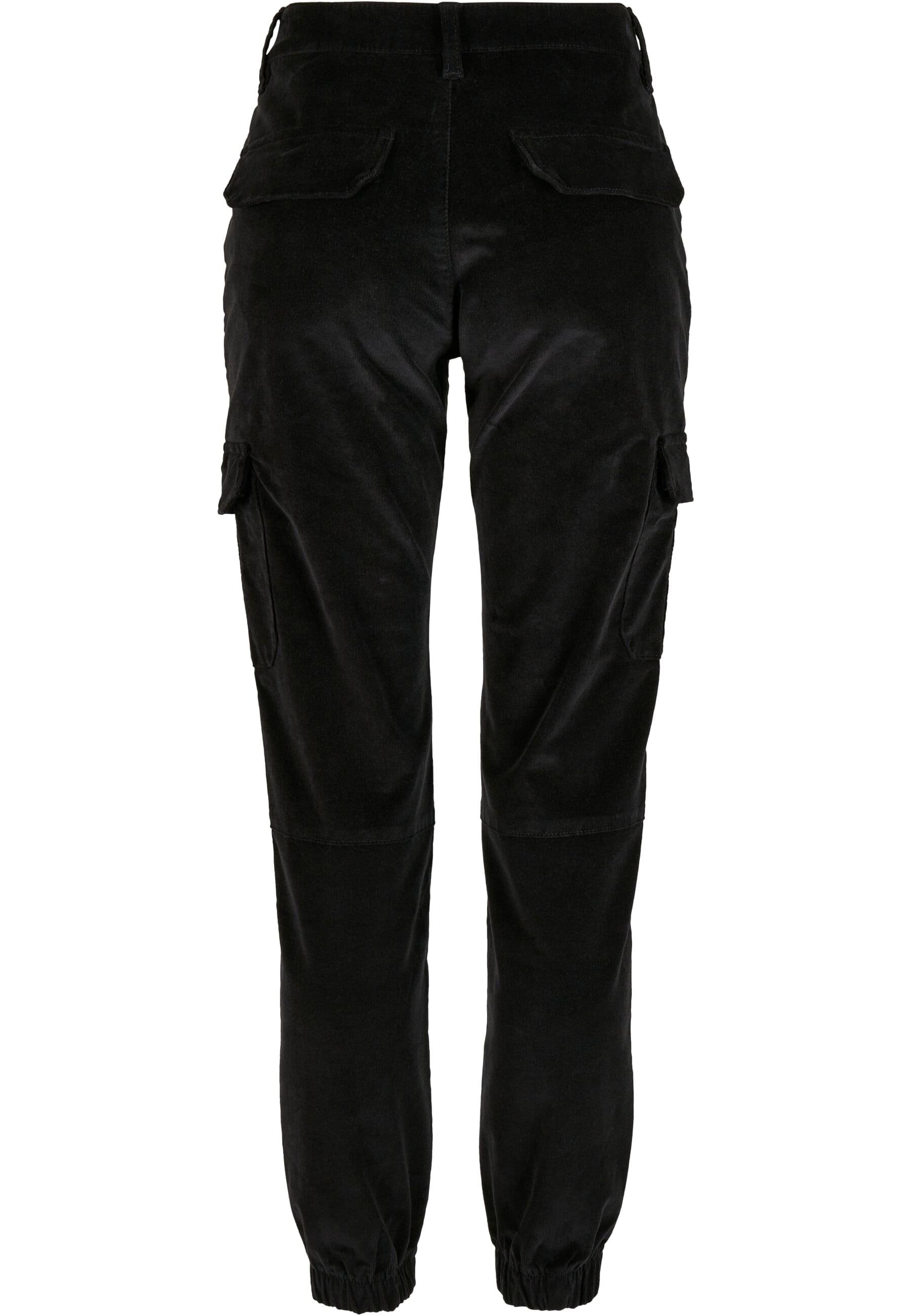 URBAN CLASSICS Cargohose »Urban Classics Damen Ladies High Waist Cargo Corduroy Pants«, (1 tlg.)