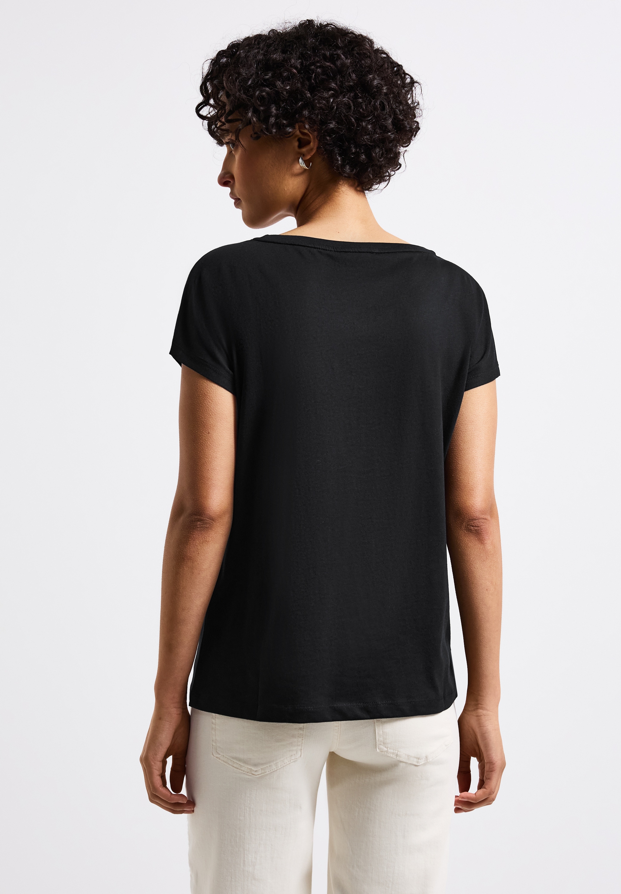 STREET ONE Shirttop, mit Schriftzug