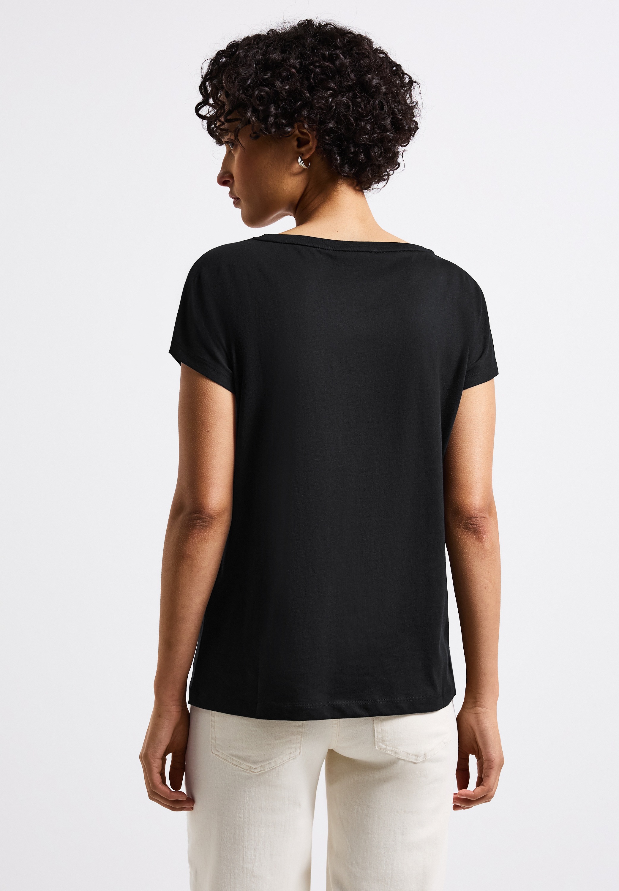 STREET ONE Shirttop mit Schriftzug günstig online kaufen