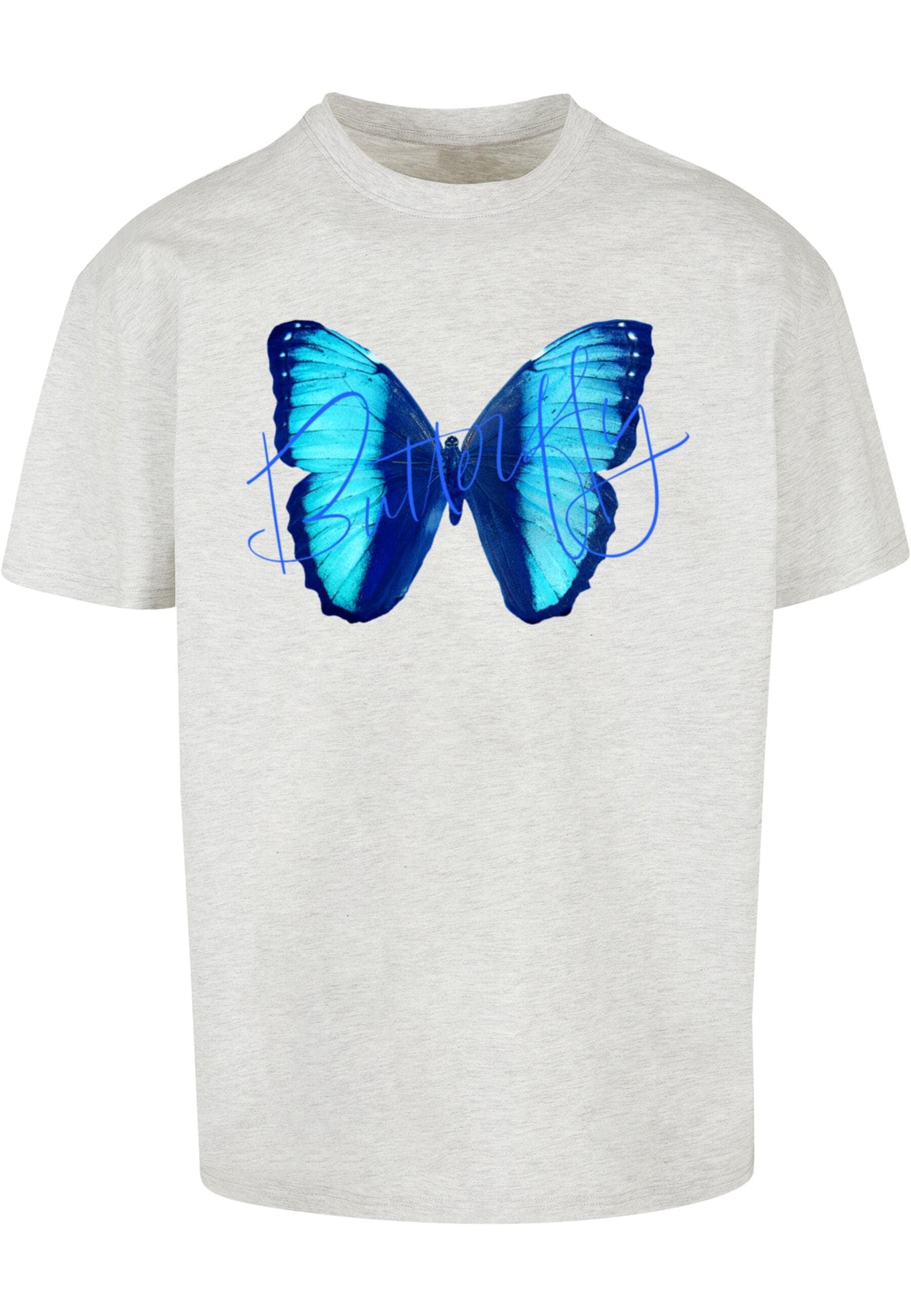 Merchcode T-Shirt "Merchcode Herren Butterfly Blue Heavy Oversized Tee" günstig online kaufen