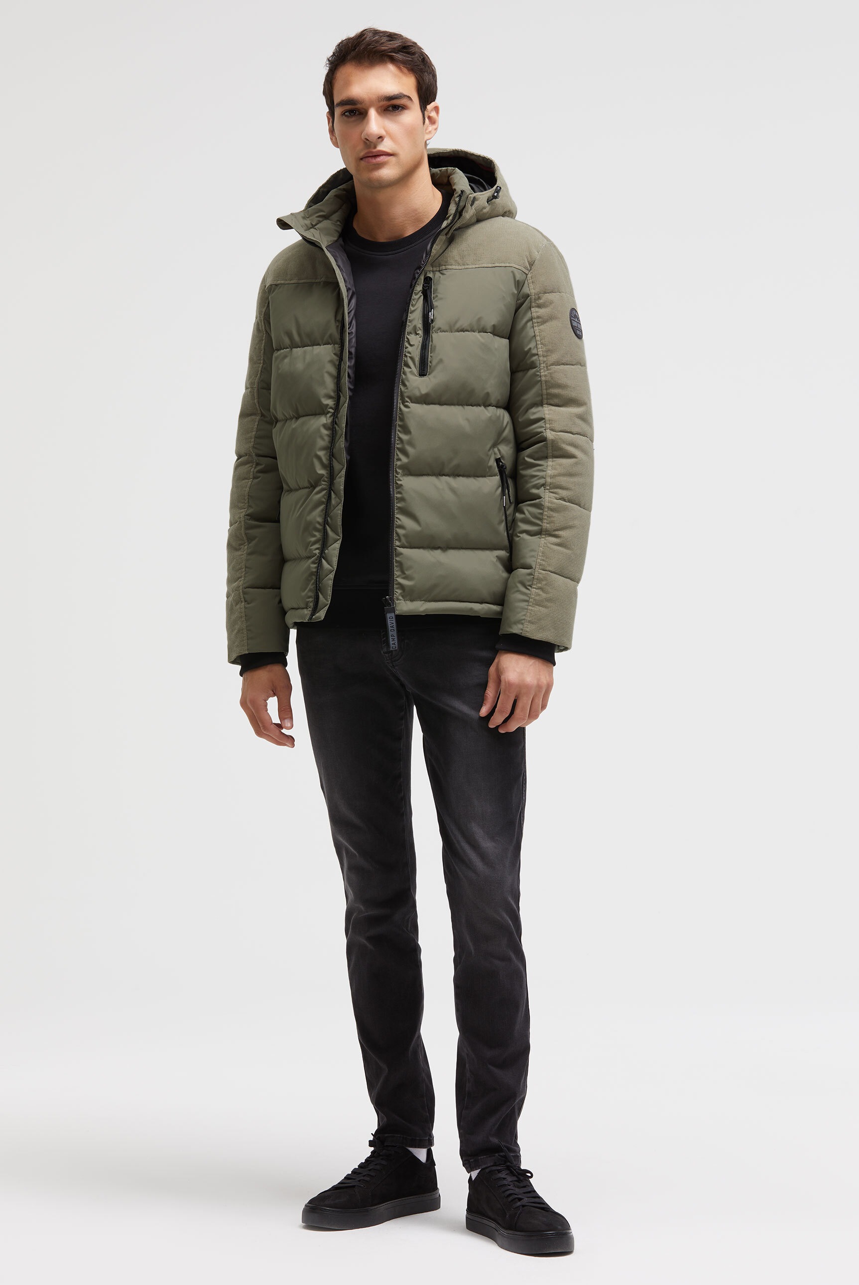Thumbnail - CAMP DAVID Winterjacke mit Kapuze mit verstellbarem Gummizug im Saum