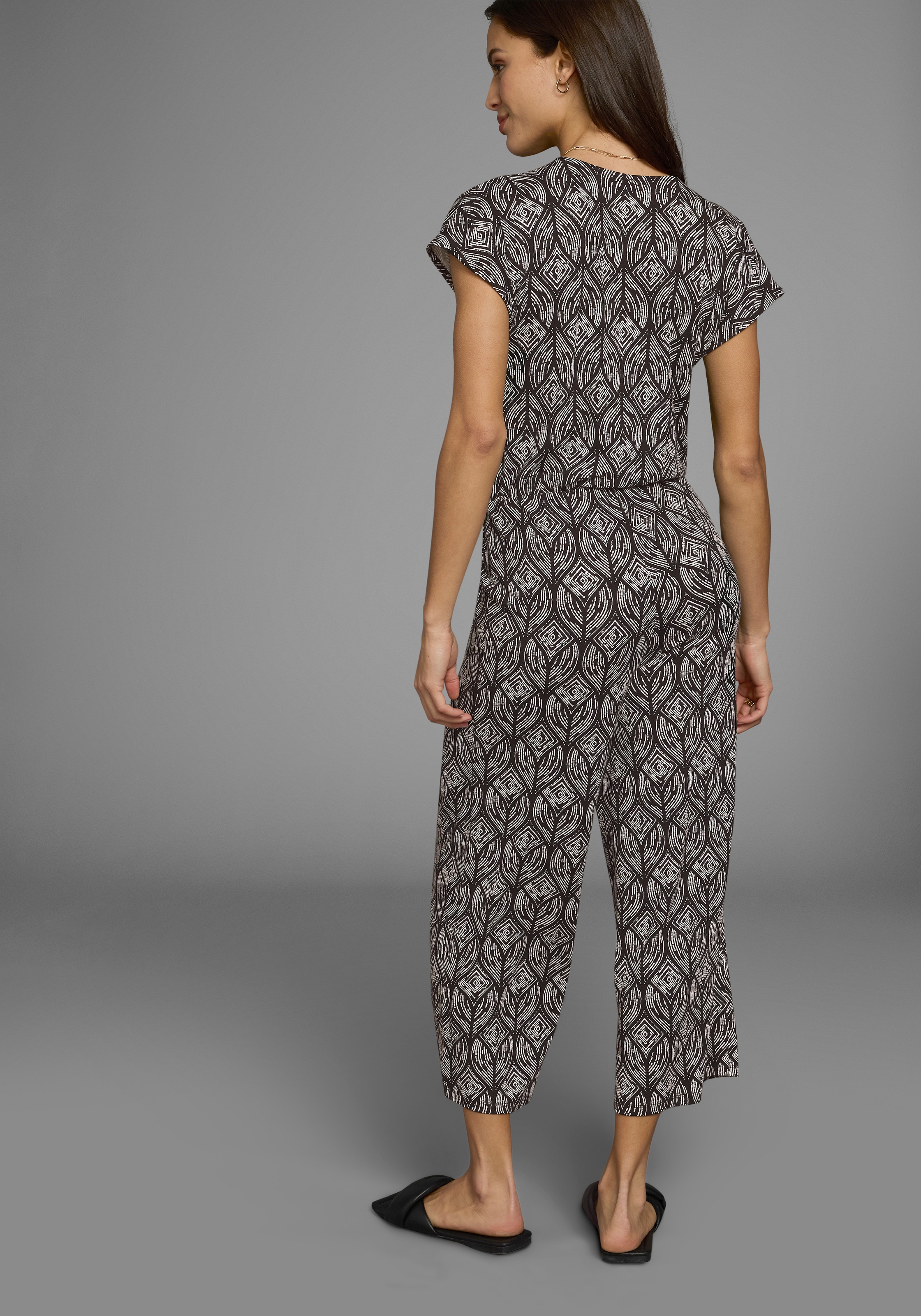 Laura Scott Jumpsuit mit geometrischem Muster günstig online kaufen