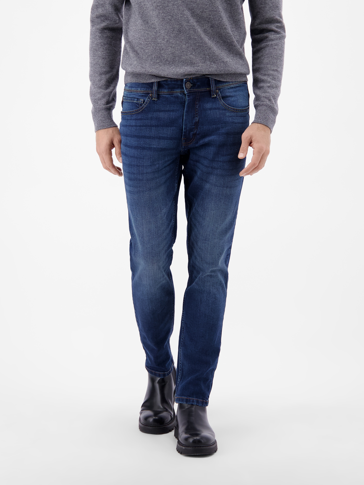 LERROS Slim-fit-Jeans "CONLIN 5-Pocket Stretch-Denim, SLIM FIT, unifarben"