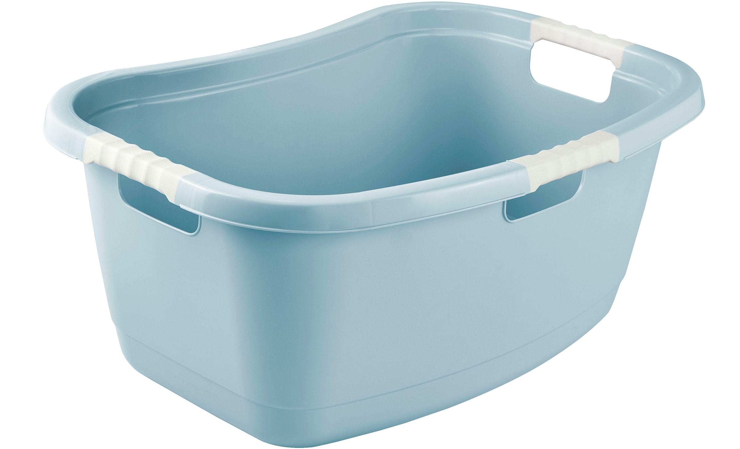 keeeper Wäschewanne »janne, ergonomisch, mit Softgriffen, 65 x 45 x 28 cm, 50 l«, (1 St.), Wäschekorb, Wanne in Nierenform