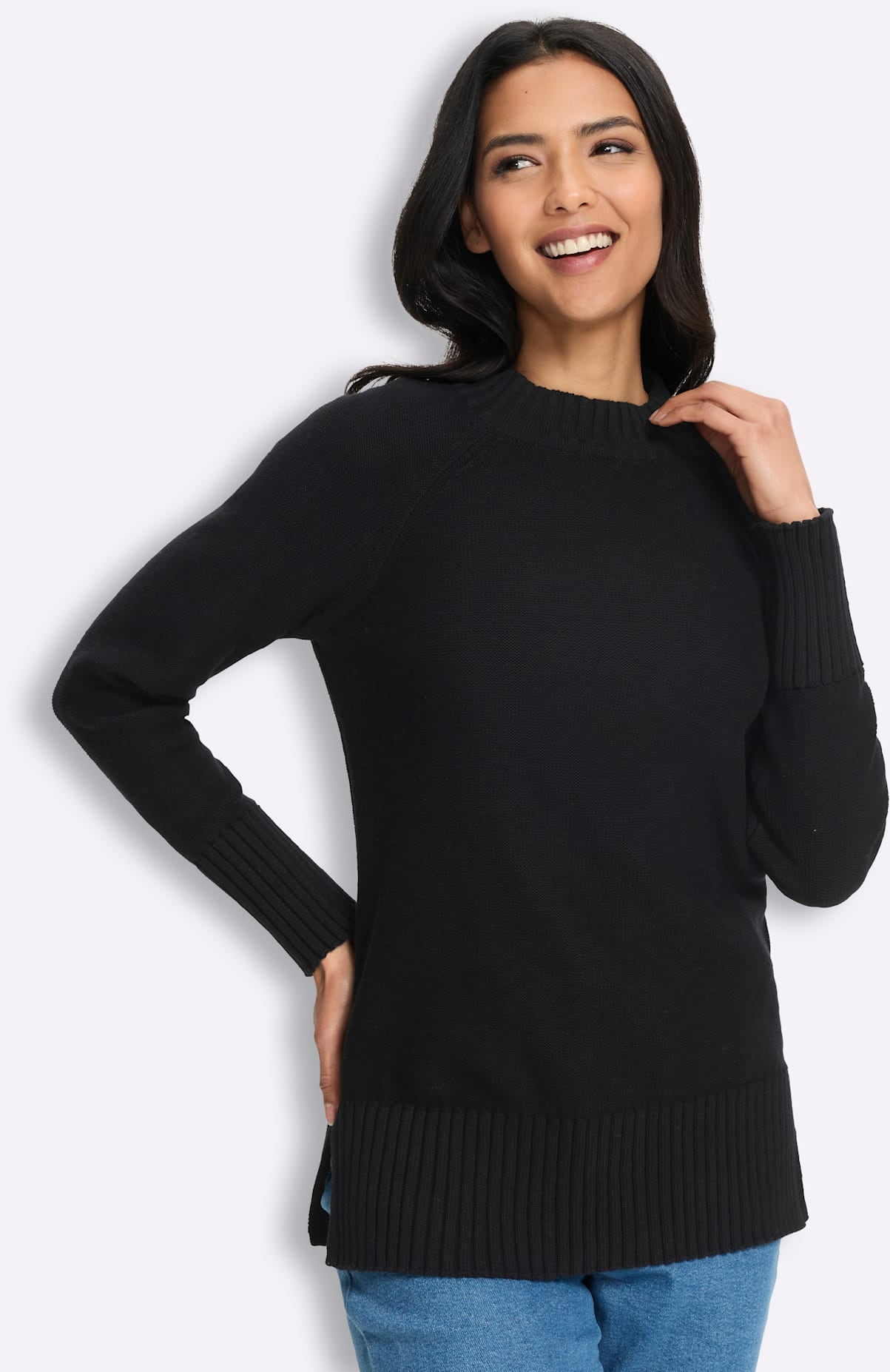 Classic Basics Stehkragenpullover "Stehkragen-Pullover"
