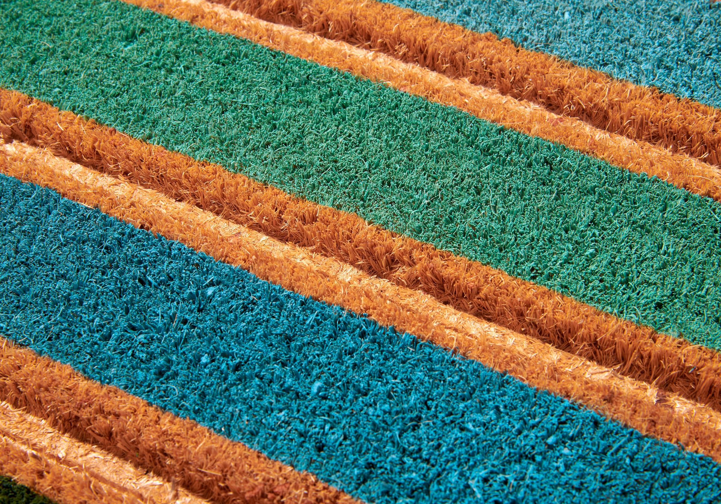 HANSE Home Fußmatte »Mix Mats Kokos Colorful Stripes«, rechteckig, Kokos, Schmutzfangmatte, Outdoor, Rutschfest, Innen, Kokosmatte, Bunt