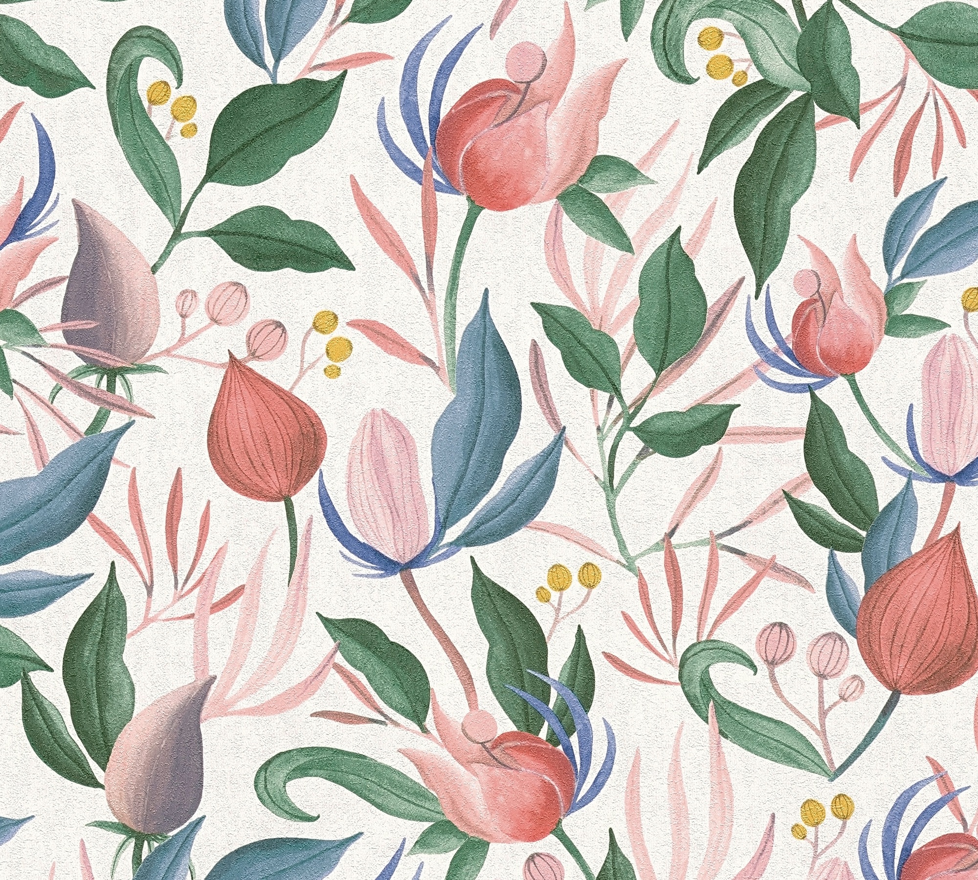 CosmoLiving by Cosmopolitan Vliestapete »Still Bloom – Florale Vliestapete« matt strukturiert Moderner Blütentraum mit sanfter Eleganz