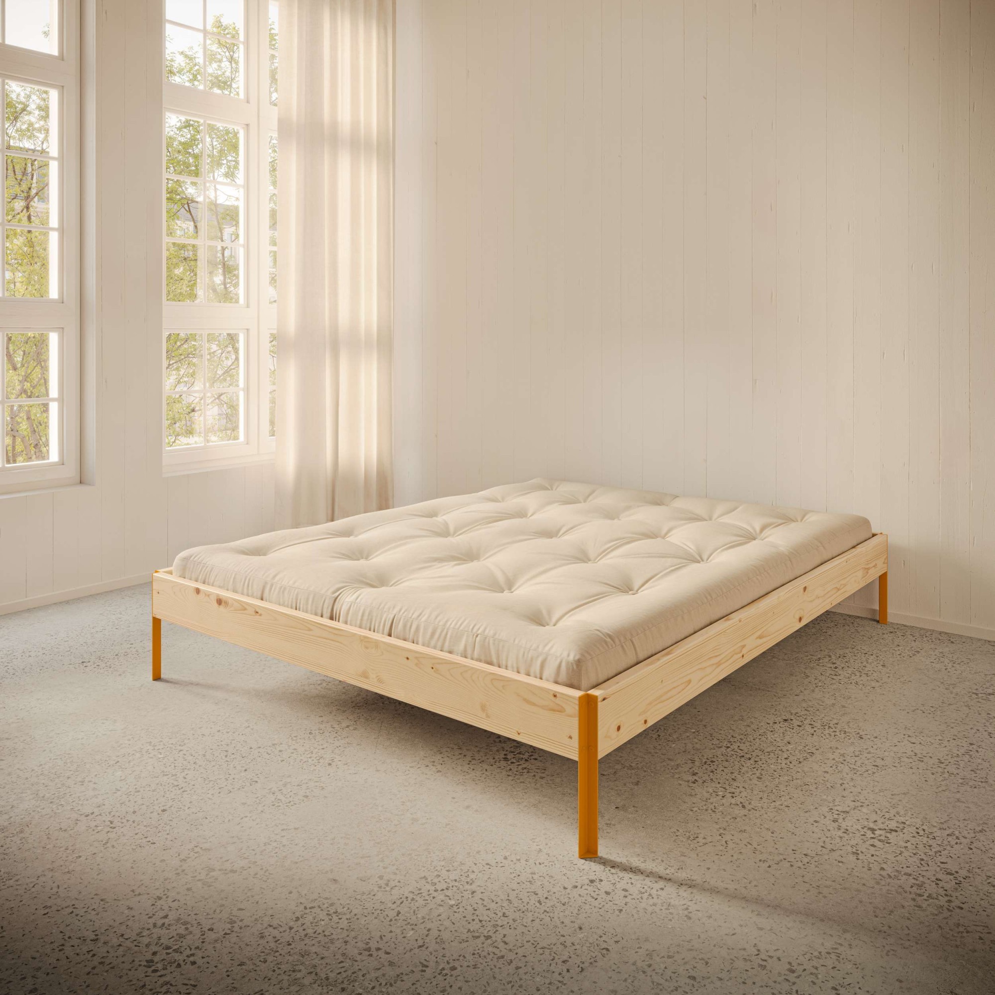 Karup Design Bettgestell "CORE BED Bodenbett, Holzrahmen, Futonbett, Jugend günstig online kaufen