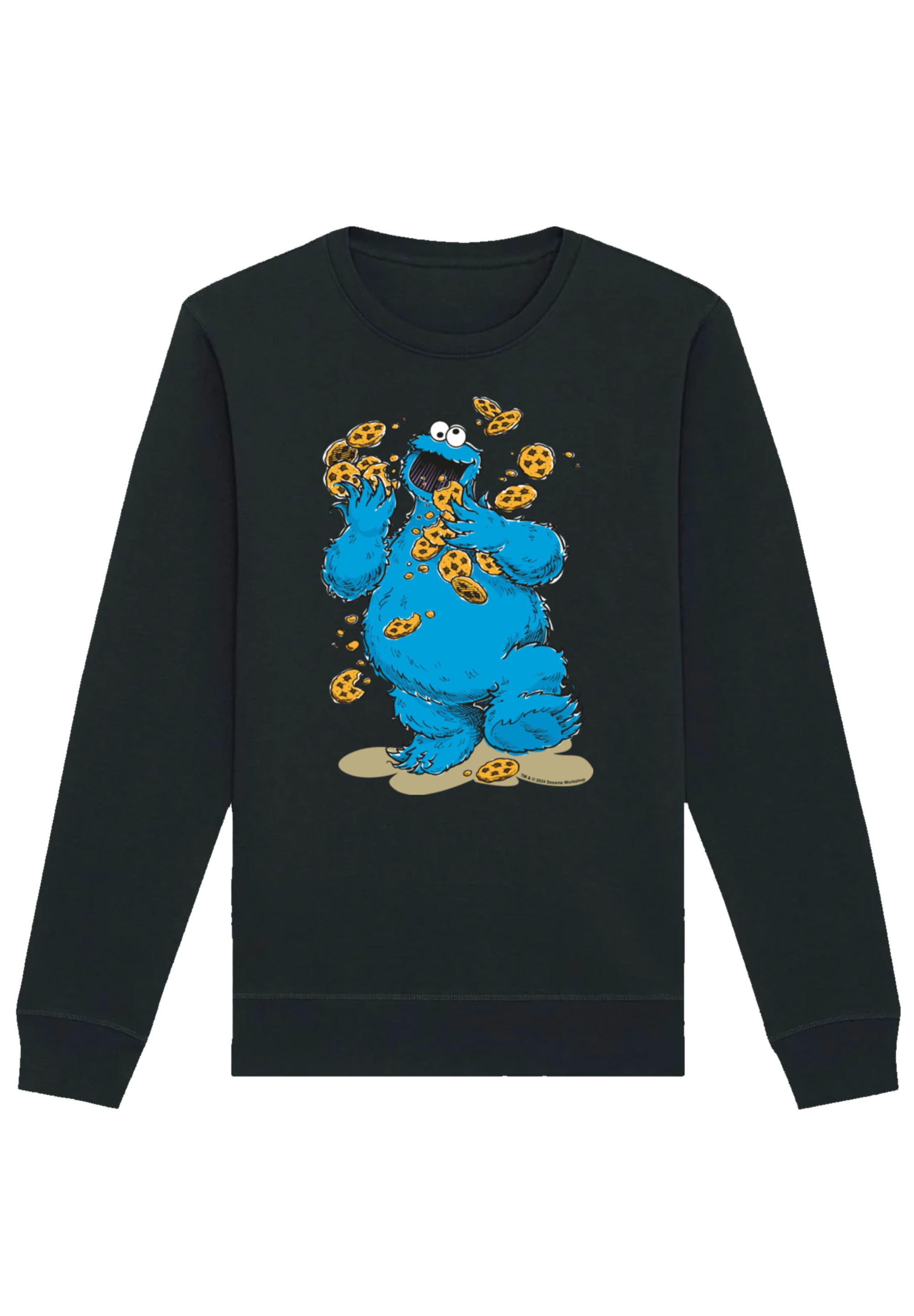 F4NT4STIC Sweatshirt "Sesamstraße Cookie Monster Cookies Everywere", Premiu günstig online kaufen