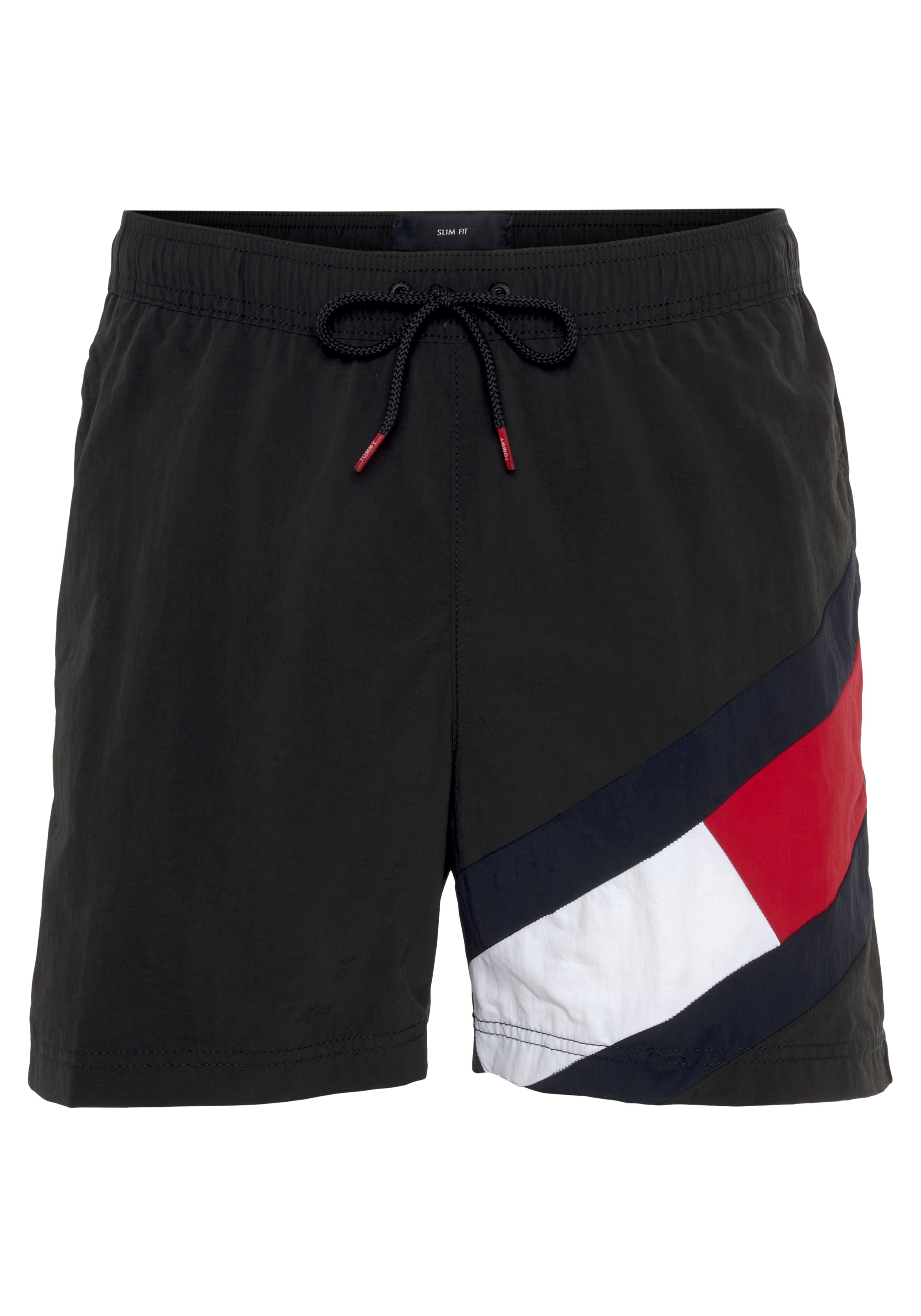 Tommy Hilfiger Swimwear Badeshorts »SF MEDIUM DRAWSTRING«, mit Tommy Hilfiger Markenlabel