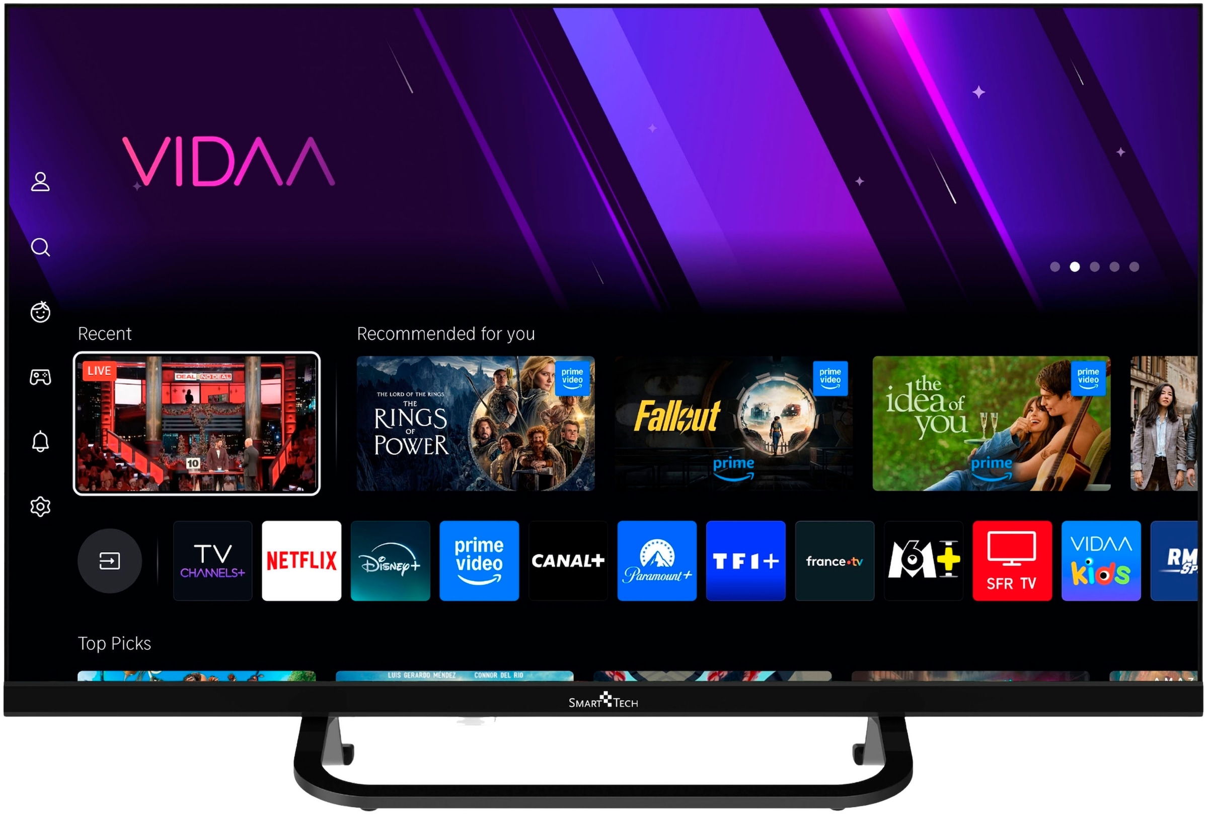 Smart Tech LED-Fernseher »24HV02V« 60 cm/24 ″ HD ready Smart-TV
