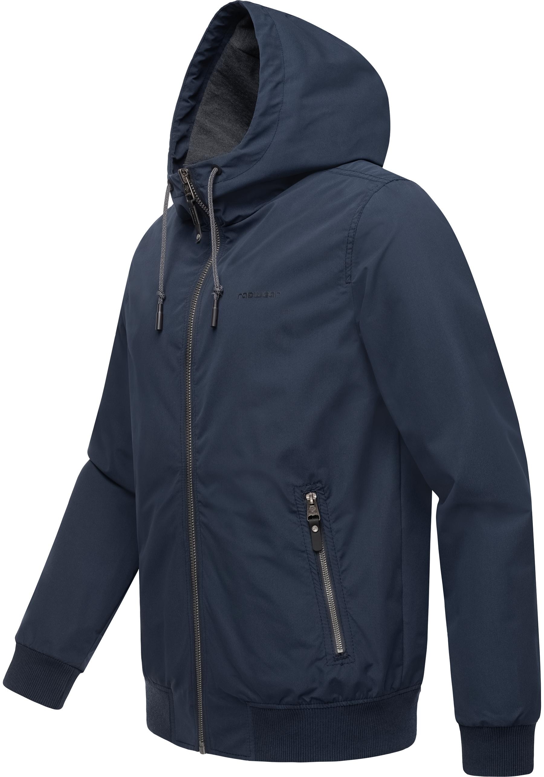 Ragwear Outdoorjacke »Perci«, mit Kapuze, Stylische Herren Übergangsjacke mit großer Kapuze