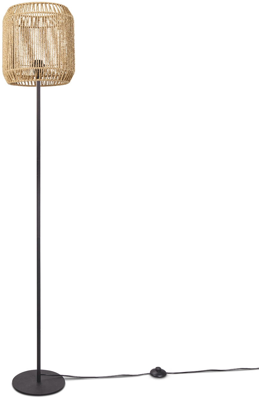 Paco Home Stehlampe »Pedro«, 1 flammig-flammig, moderne LED Lampe in Boho Optik, Wohnzimmer, Schlafzimmer, Fassung E27