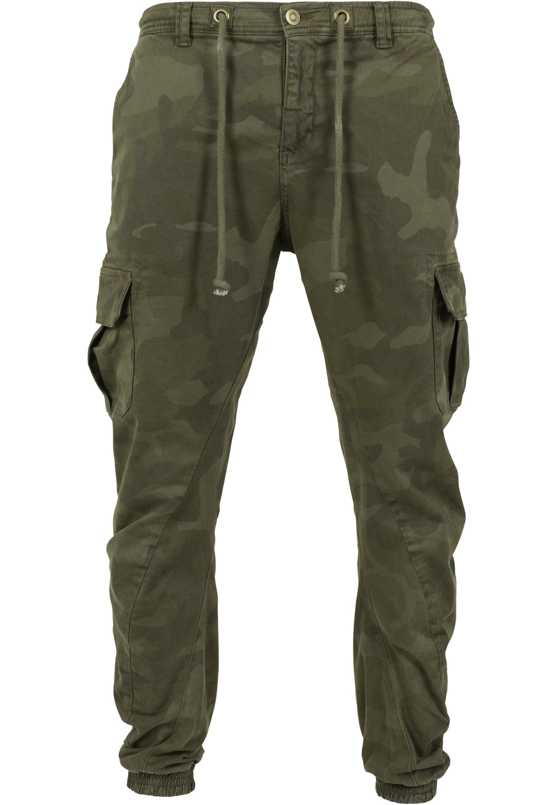 URBAN CLASSICS Cargohose "Urban Classics Herren Camo Cargo Jogging Pants" günstig online kaufen