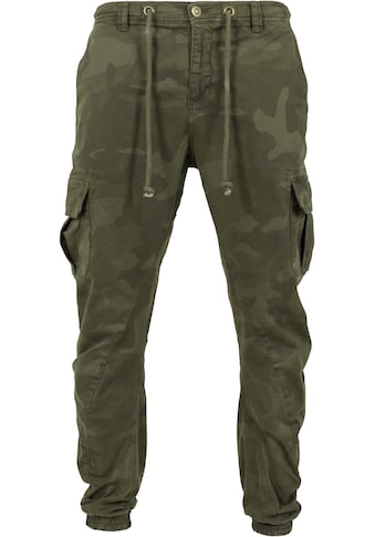 Cargohose »Urban Classics Herren Camo Cargo Jogging Pants«, (1 tlg.)