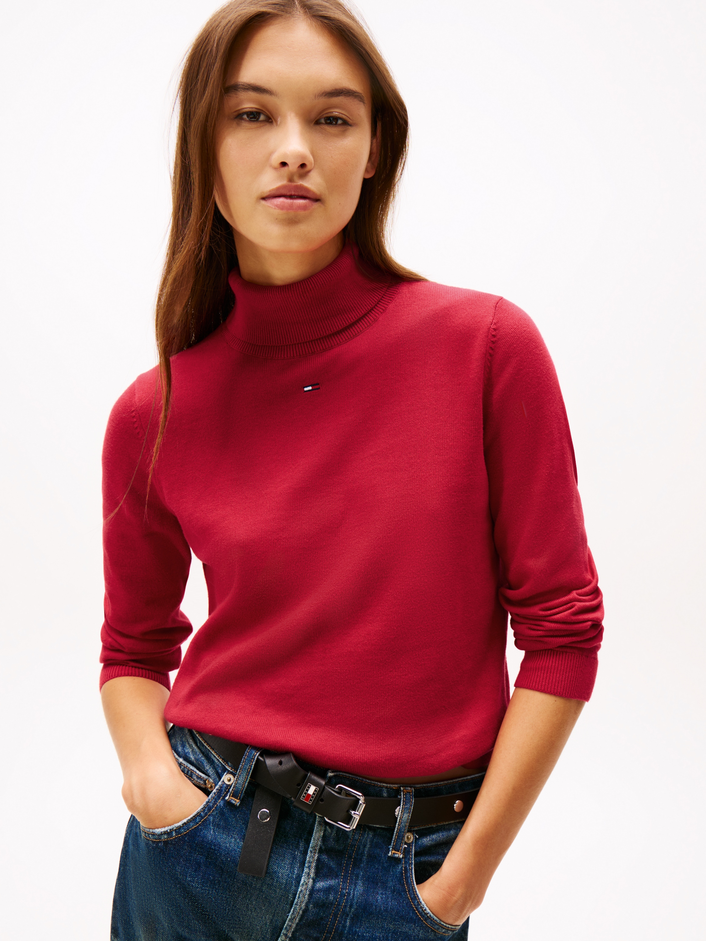 Tommy Jeans Rollkragenpullover "TJW ESSENTIAL TRTLNK SWEATER" günstig online kaufen