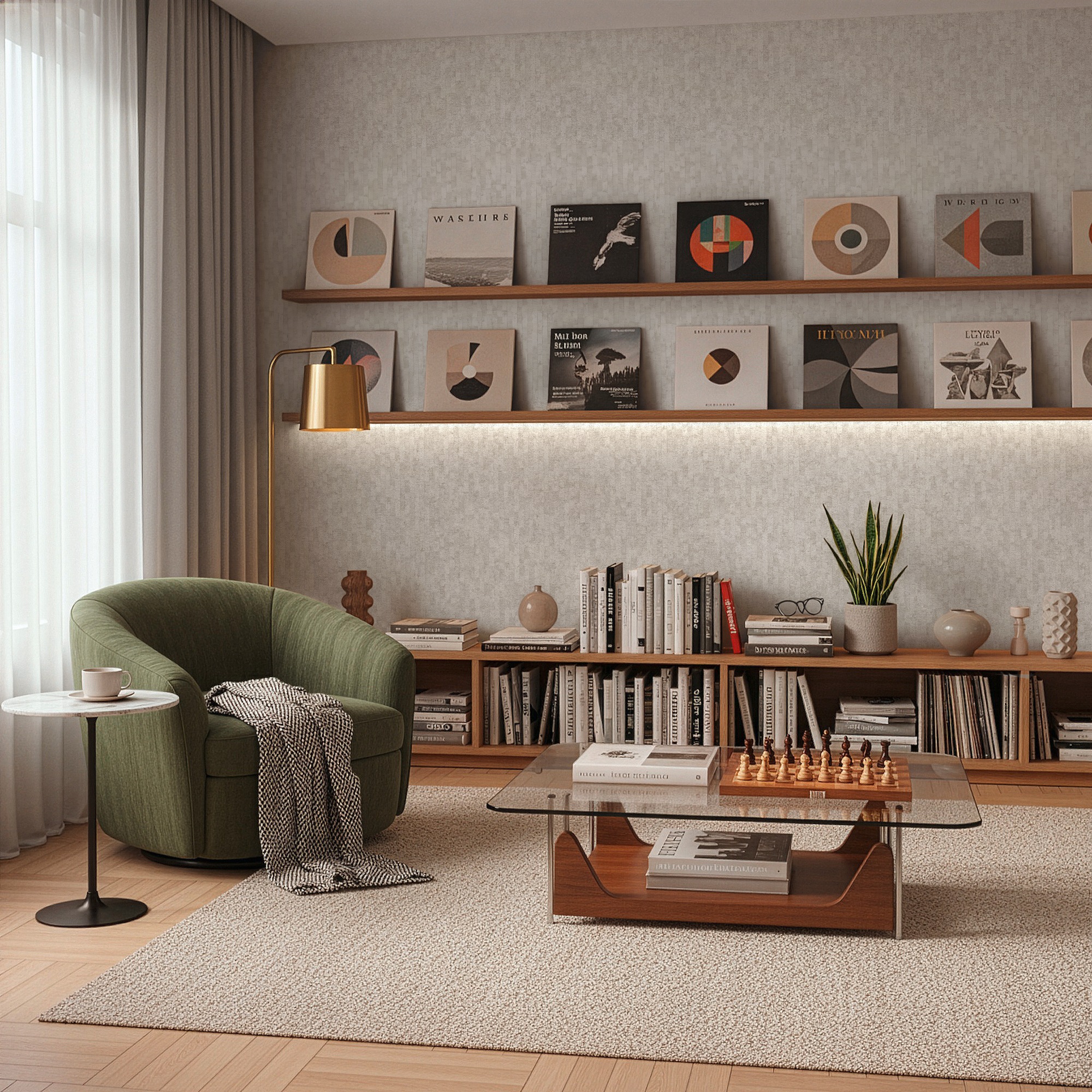 living walls Vliestapete »Vibes & Styles Daniel – Urban Lines Vliestapete« Holz leicht strukturiert Moderne Holzoptik mit feiner Struktur und dezentem Glanzeffekt