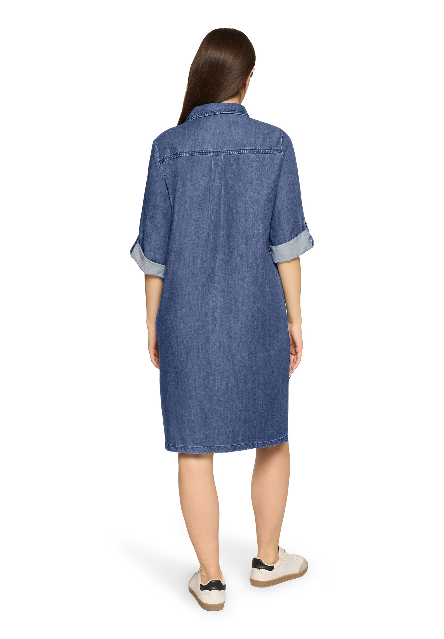 Cartoon Jeanskleid »Damen mit Kragen« Ohne Tasche