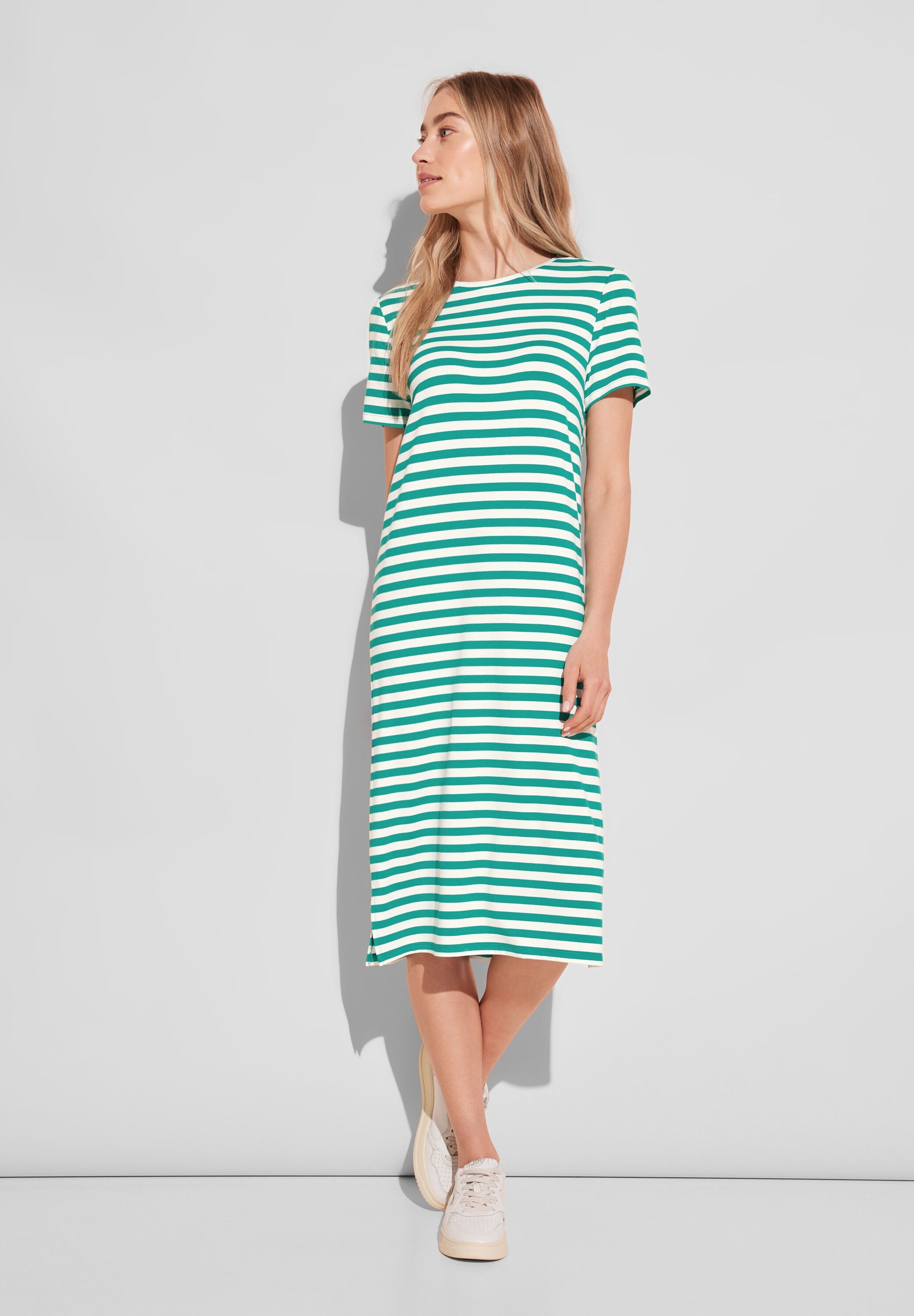 street one gestreiftes kleid