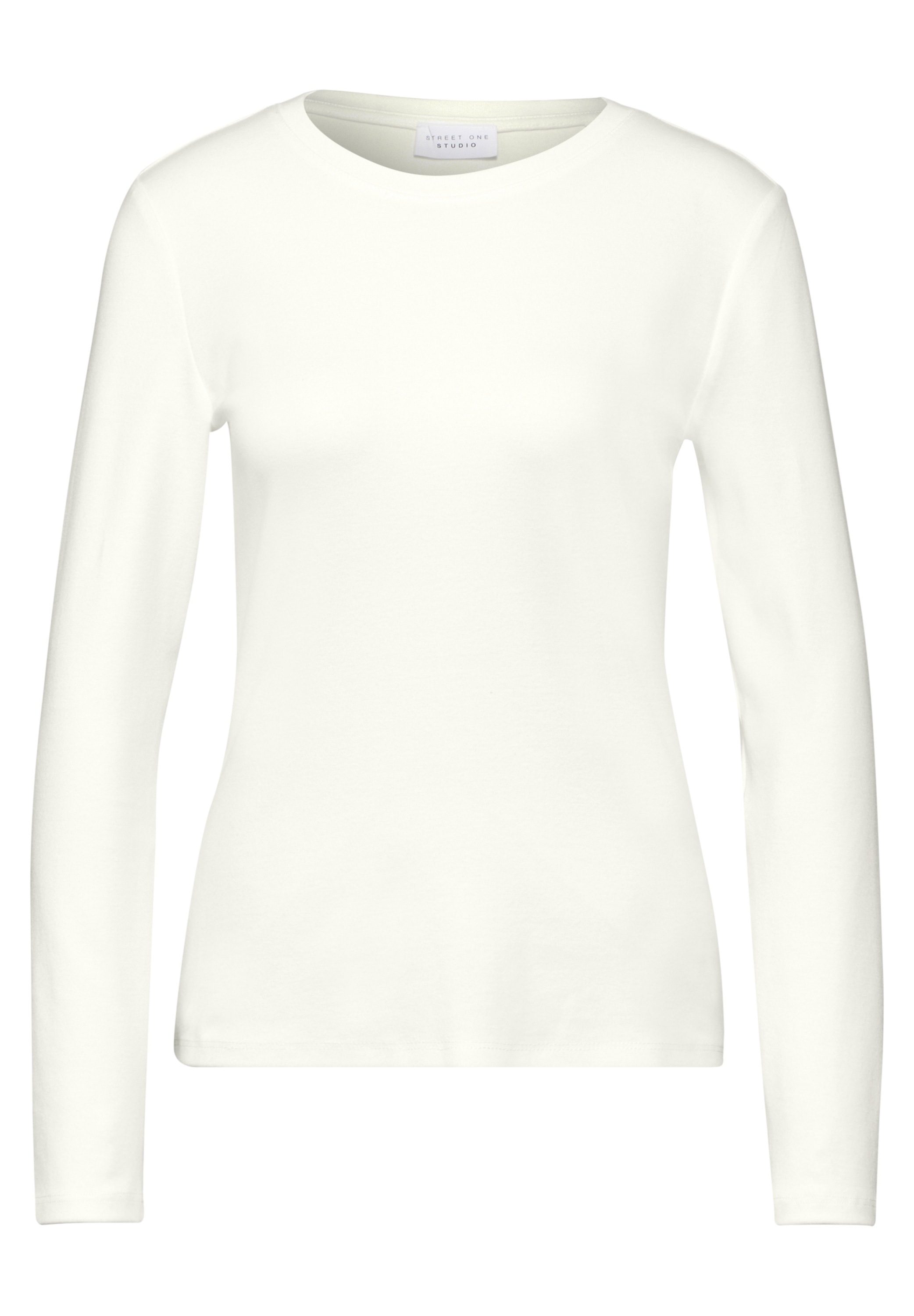 STREET ONE STUDIO Langarmshirt, im soften Baumwoll-Mix