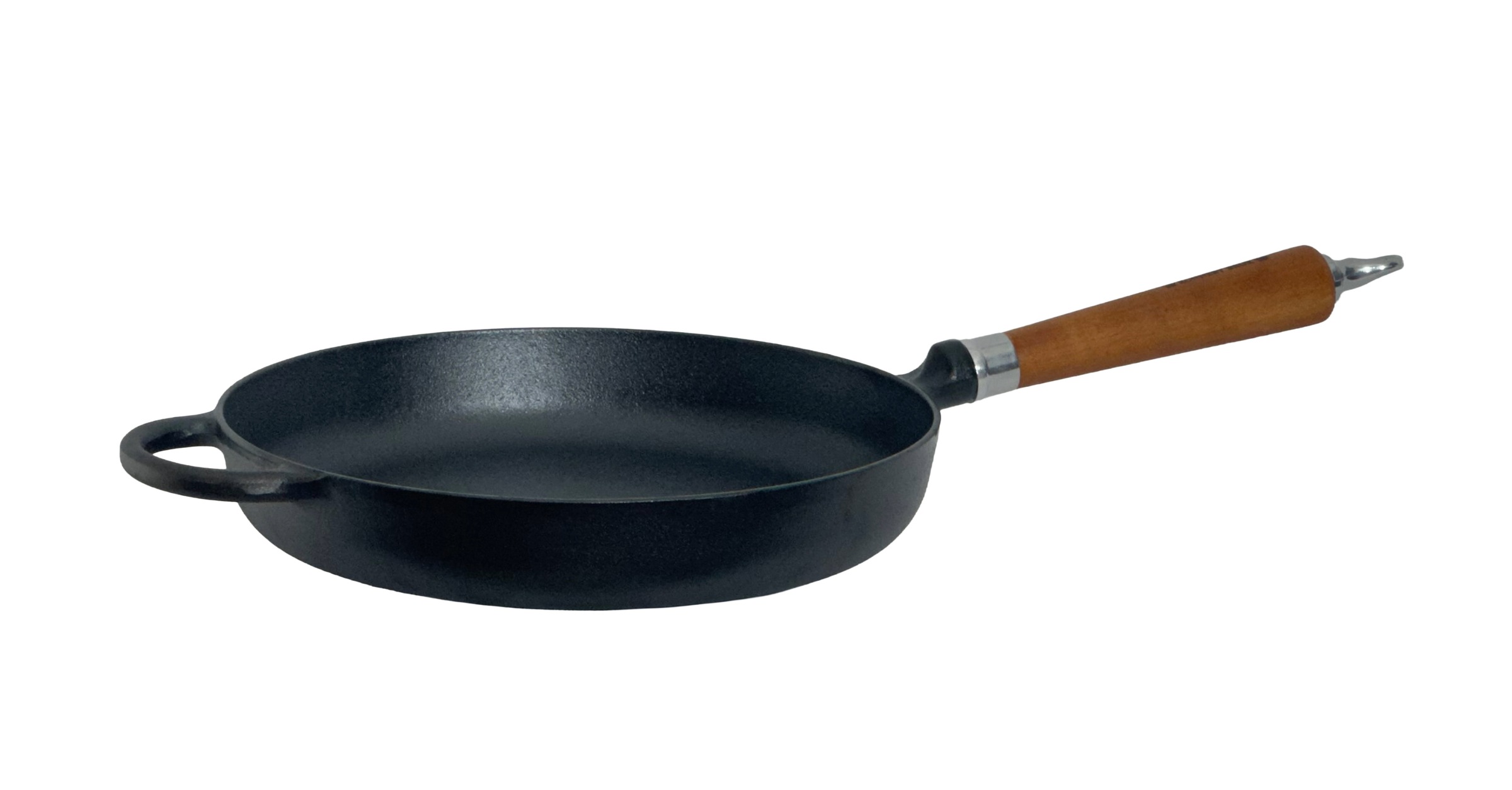 Ronneby Bruk Bratpfanne "Maestro, hoch, Ø 28 cm, mit Holzgriff" Gusseisen 1 tlg.