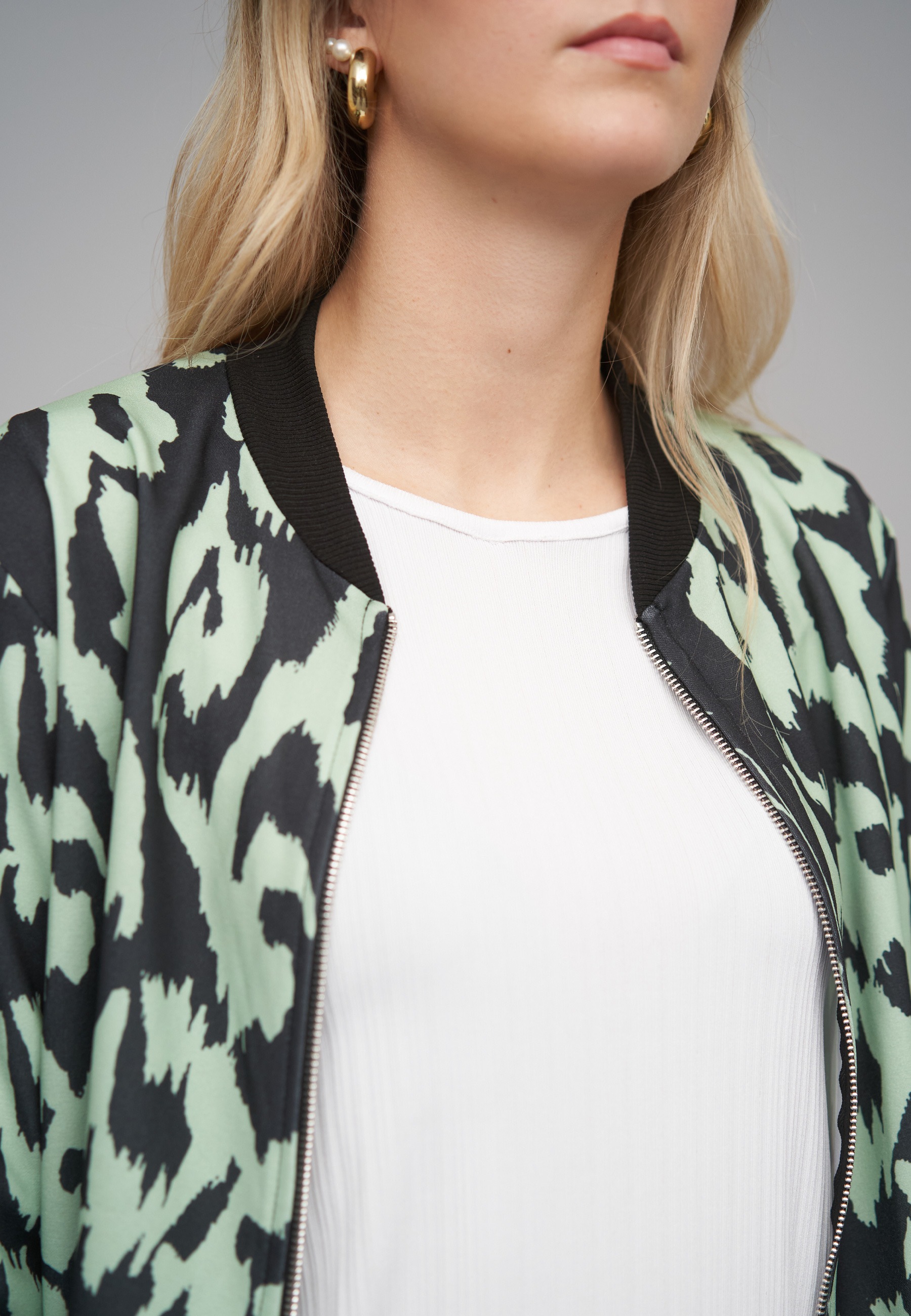 CLOUD 5IVE Bomberjacke »CLOUD 5IVE Blouson Bomber Jacket« 1 Stk. tlg. ohne Kapuze