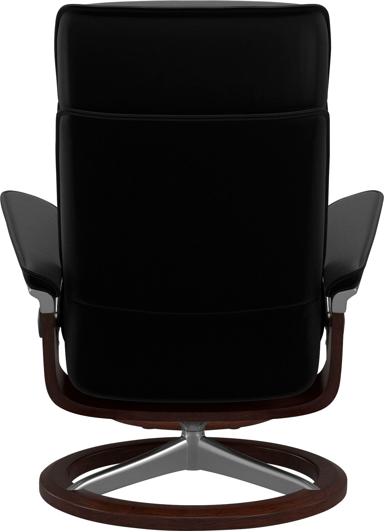 Stressless® Relaxsessel »Admiral«, (Set, Relaxsessel inkl. Hocker), mit Signature Base, Größe M & L, Gestell Braun