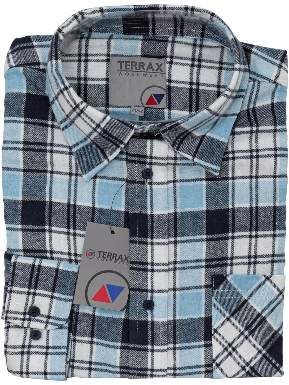 Terrax Workwear Flanellhemd "Flanellhemd 105 cm"