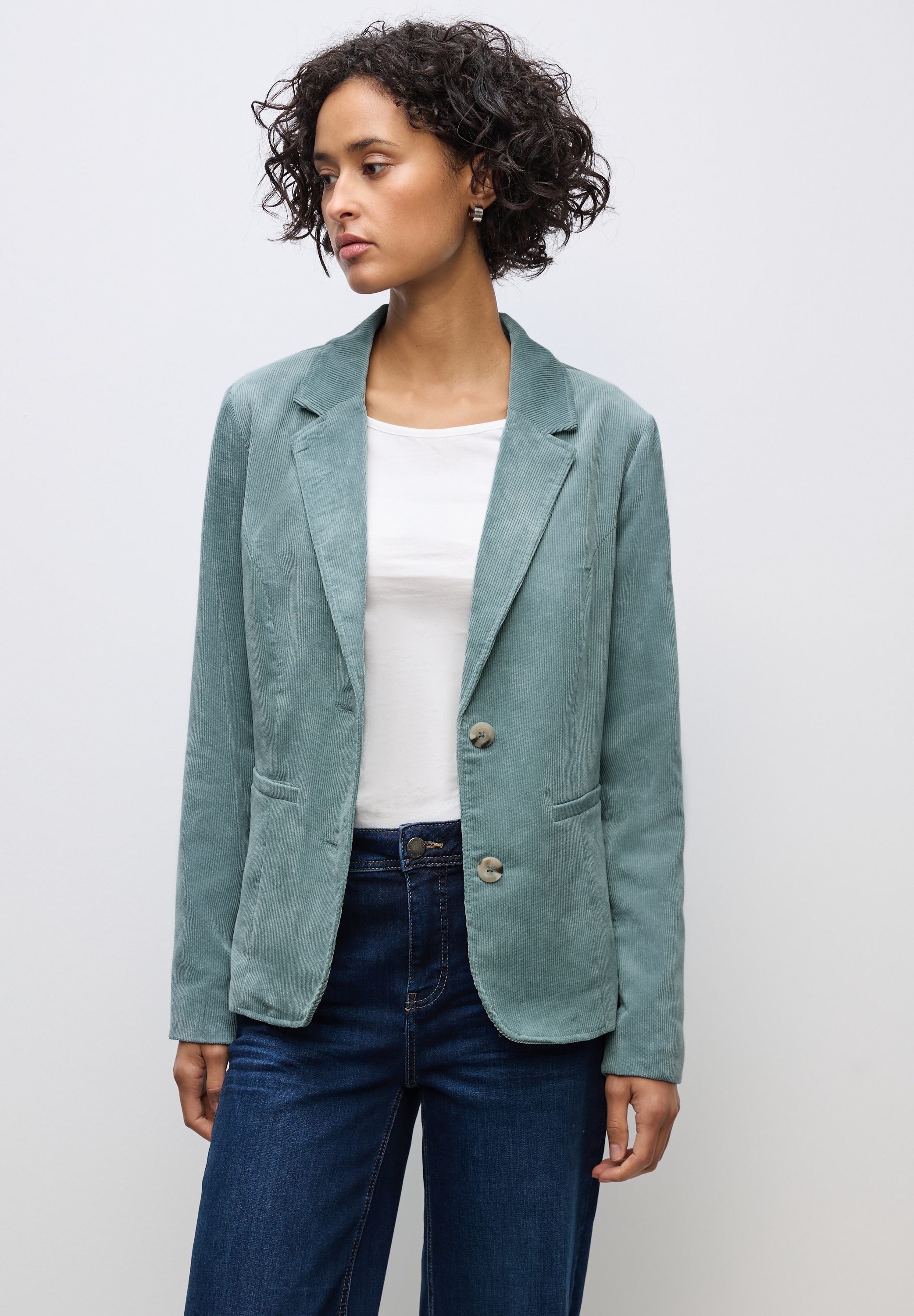 STREET ONE Kurzblazer, in Cord-Optik günstig online kaufen