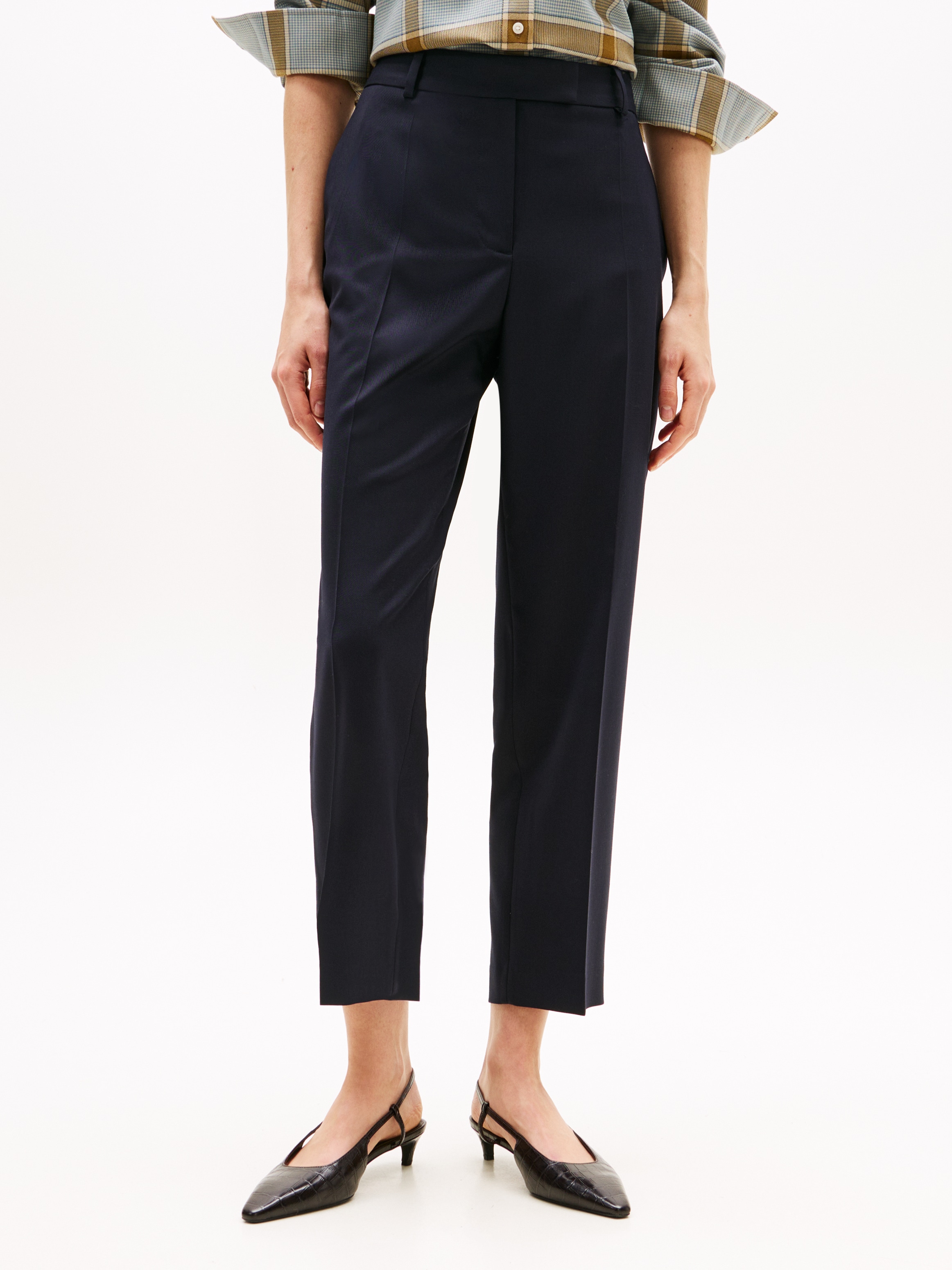 Tommy Hilfiger Anzughose "TIMELESS WOOL SLIM STRT PANT" mit Wolle günstig online kaufen