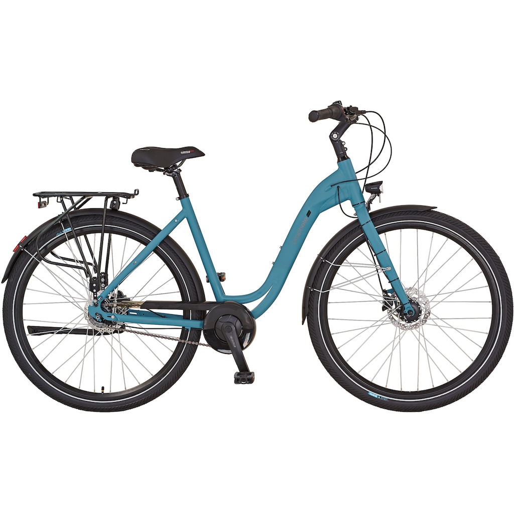 Prophete Cityrad »GENIESSER 20.BTC.10 City Bike 28" Disc«, 7 Gang, Shimano, Nabenschaltung