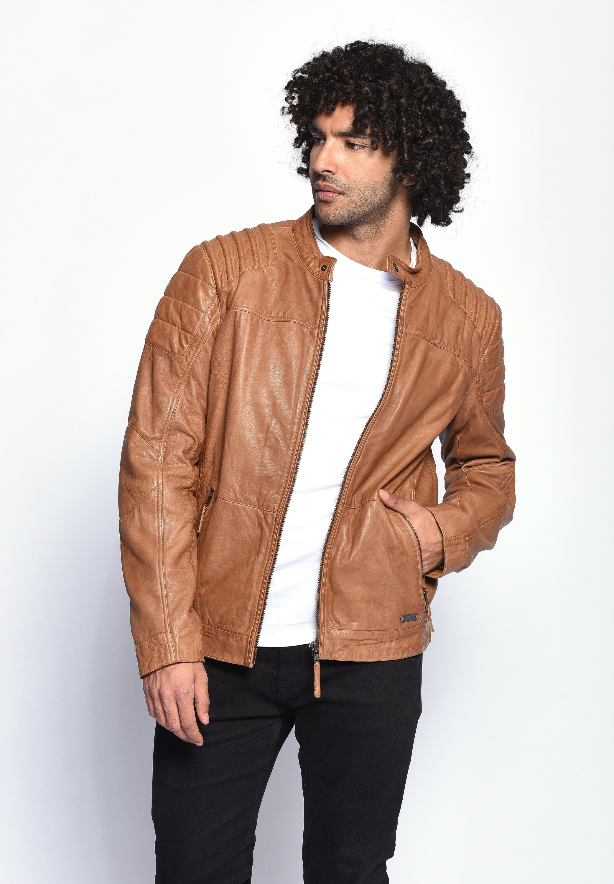 MUSTANG Lederjacke "Wellington"