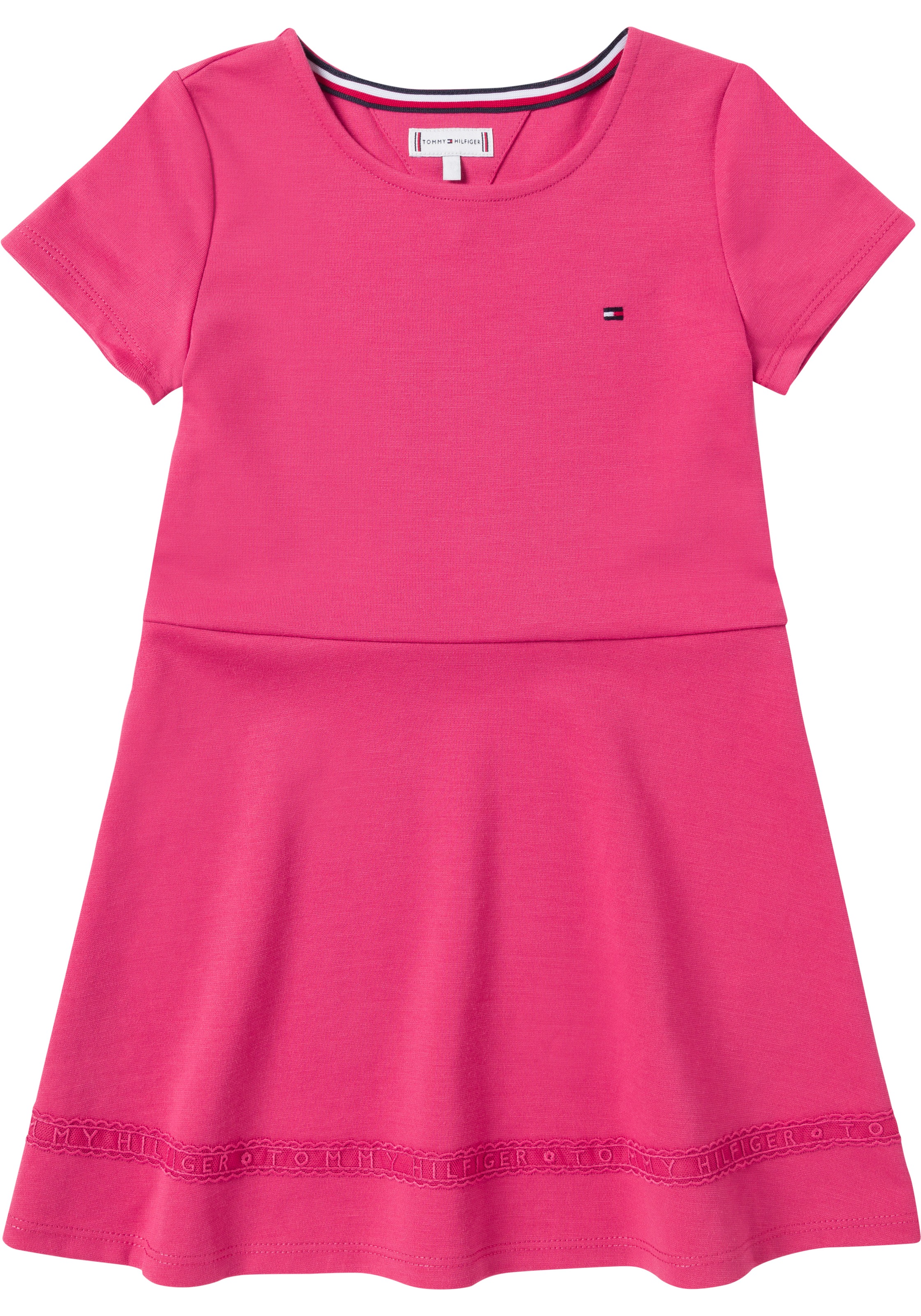 Tommy Hilfiger Shirtkleid »PUNTO SKATER DRESS S/S«, (1 tlg.), mit aufgesticktem Tommy... kaufen