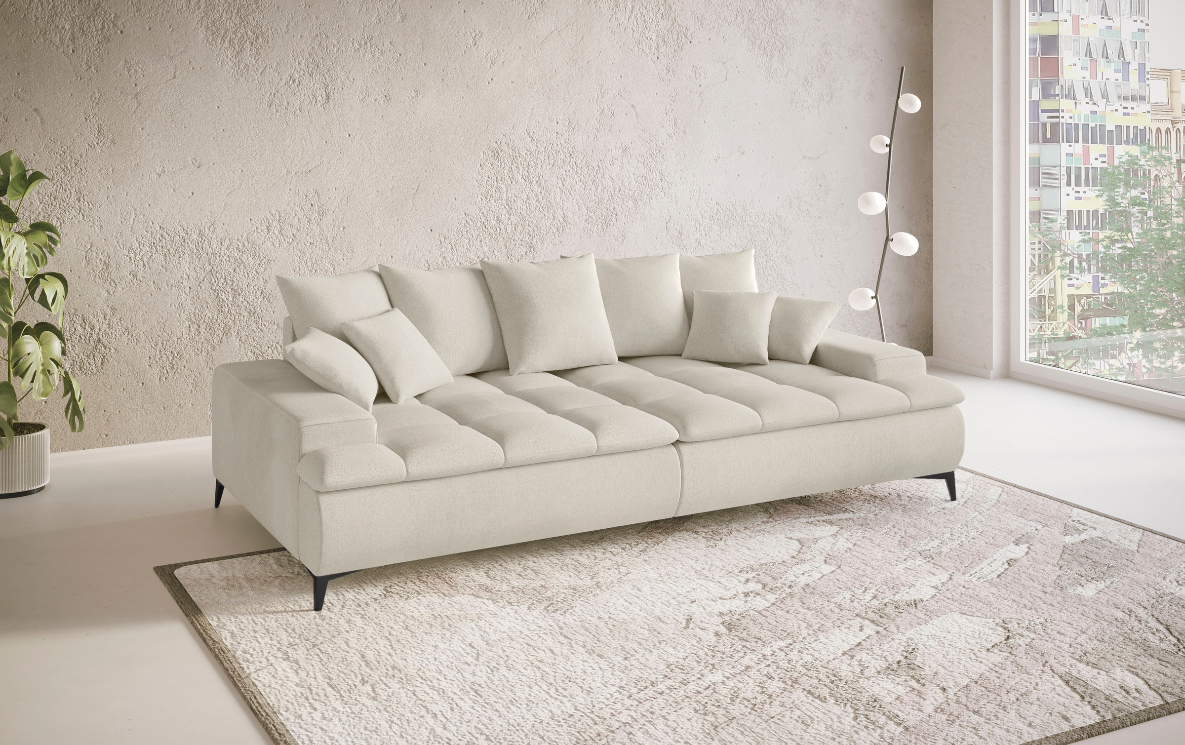 Mr. Couch Big-Sofa »Haiti III«, Mit Kaltschaum, bis 140 kg belastbar
