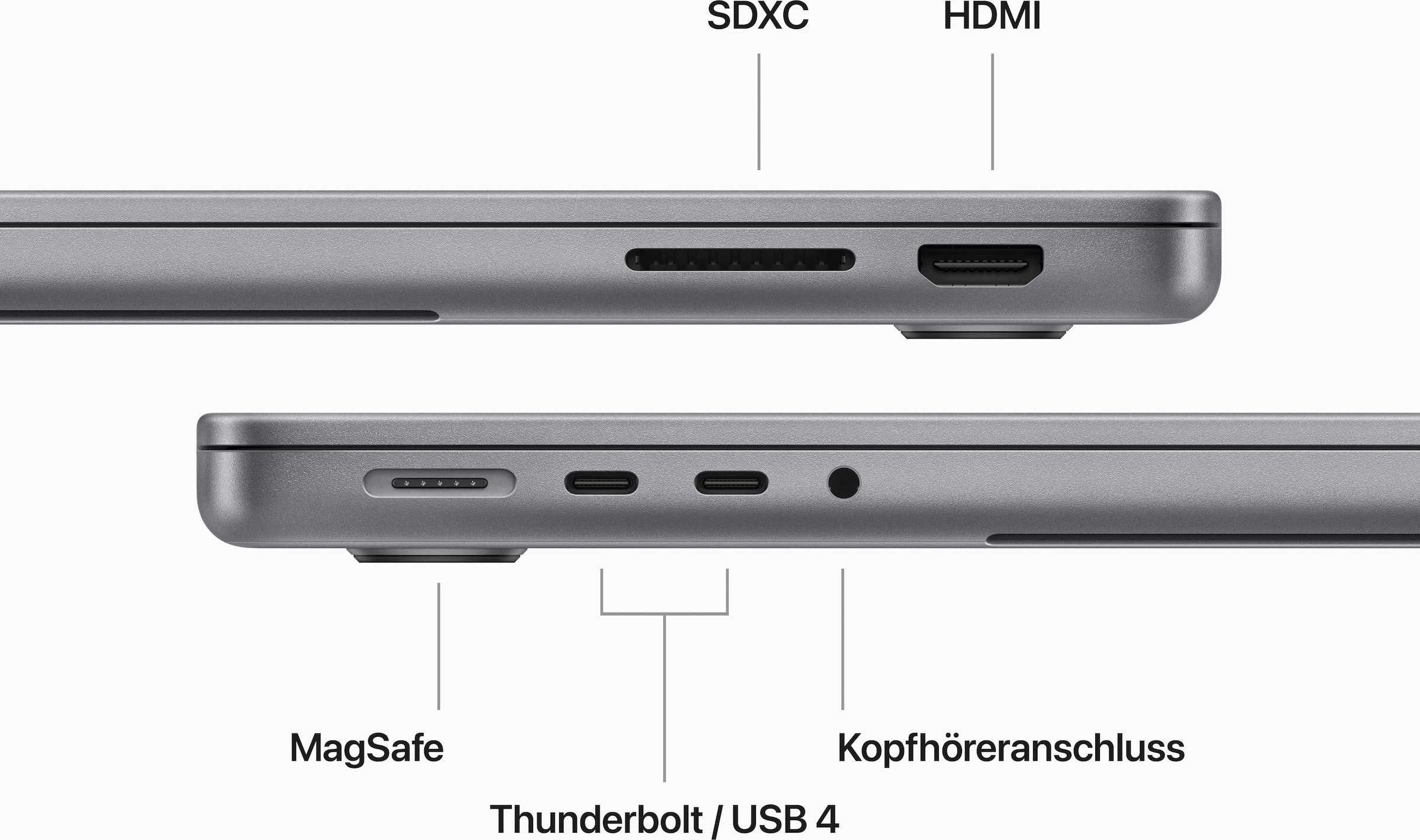 Apple Notebook »MacBook Pro 14''«, 35,97 cm, / 14,2 Zoll, Apple, M3, 10-Core GPU, 2000 GB SSD
