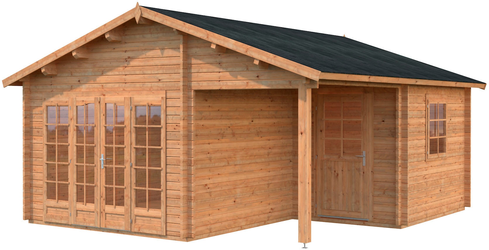 Palmako Gartenhaus "Irene", 21,9+5,2 qm günstig online kaufen