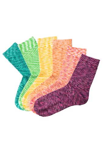 Freizeitsocken, (Set, 6 Paar)