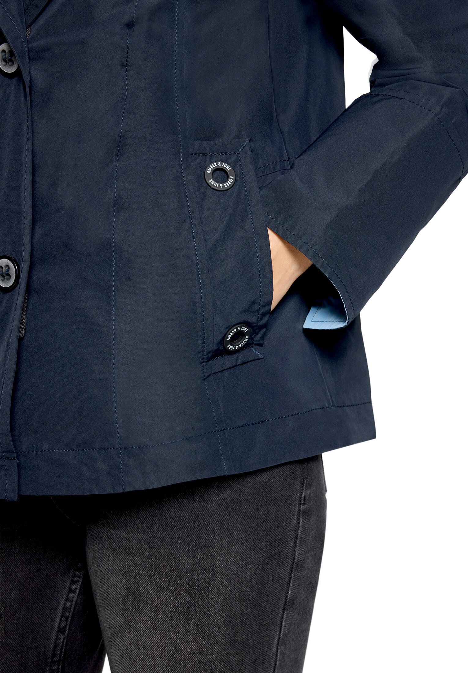 Amber & June Outdoorjacke »Damen mit abnehmbarem Westenteil«