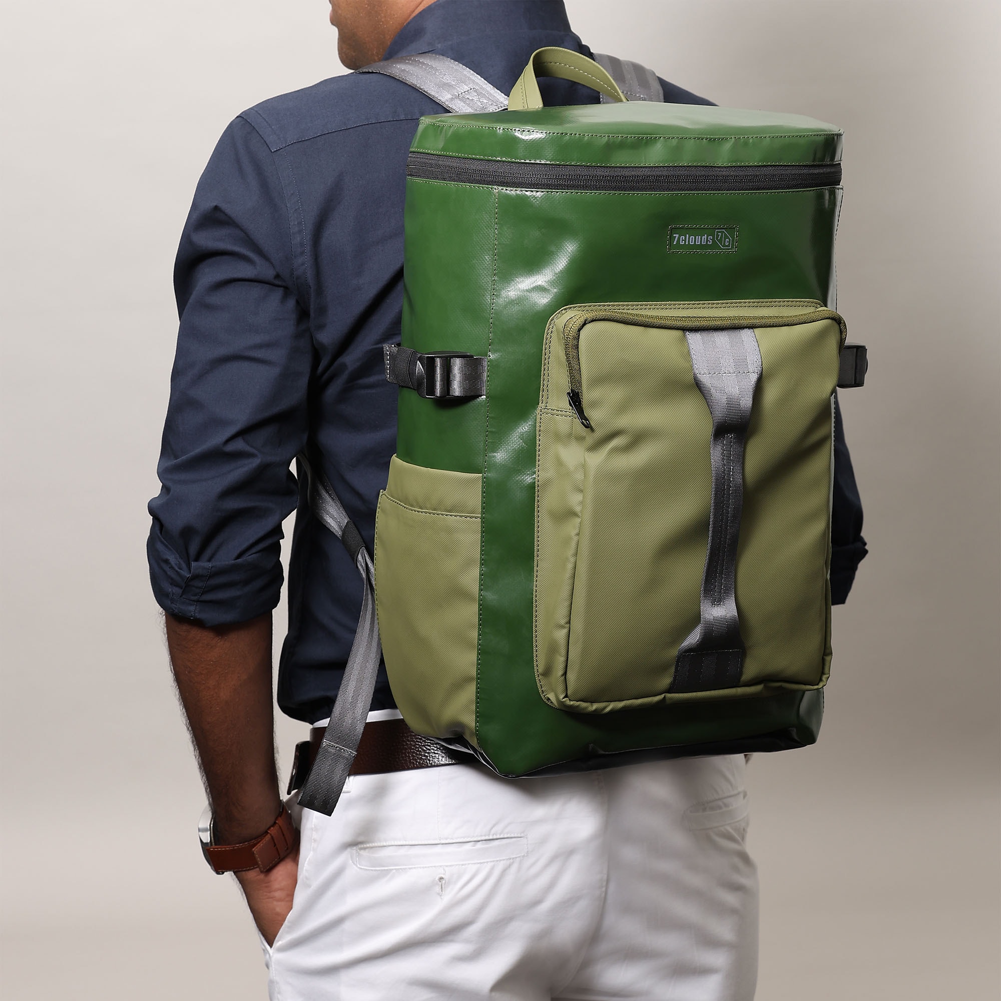7clouds Laptoprucksack »Heloy 7.1«, mit recyceltem PET