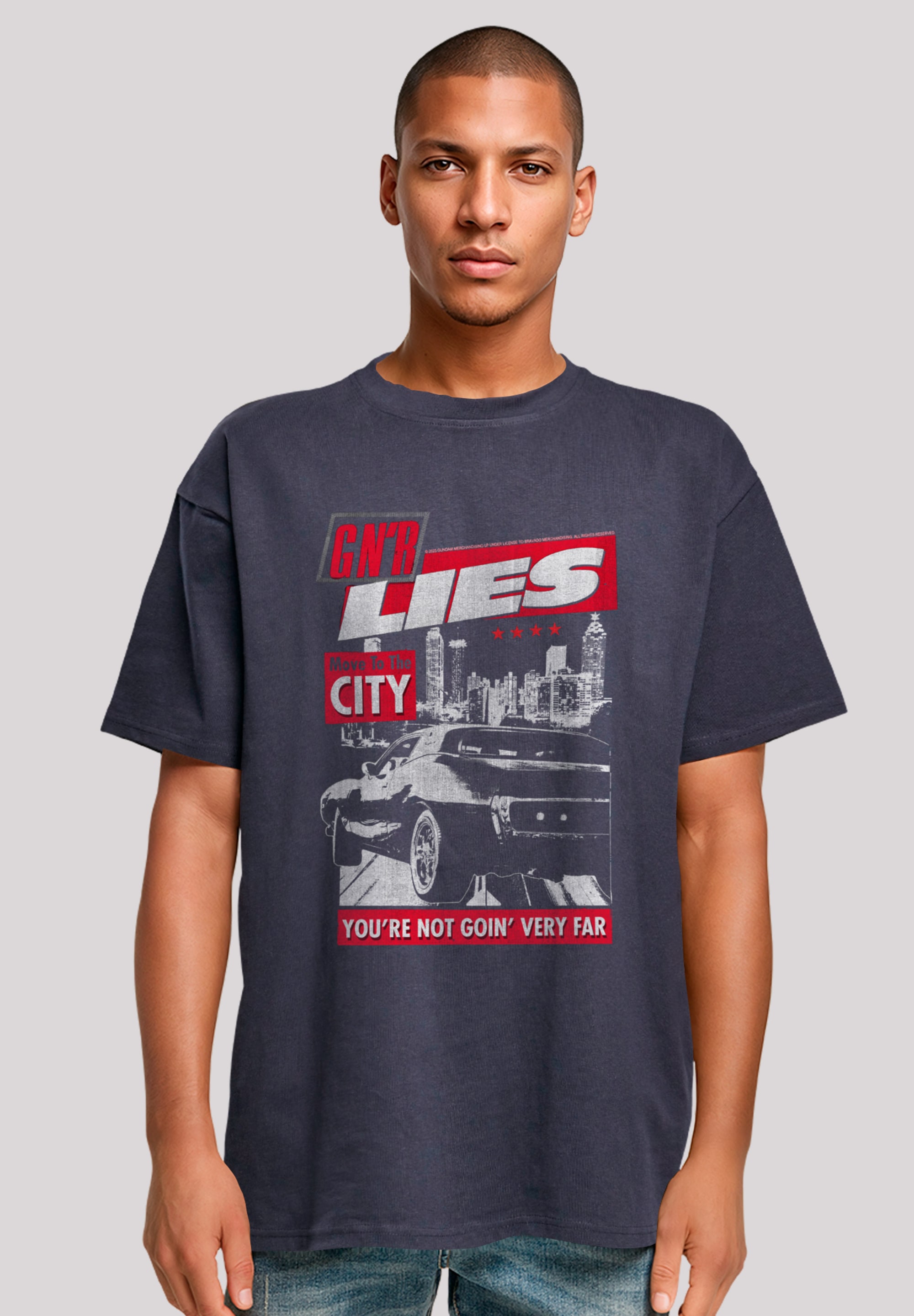 F4NT4STIC T-Shirt "Guns N Roses Lies City Rock Music" Premium Qualität günstig online kaufen