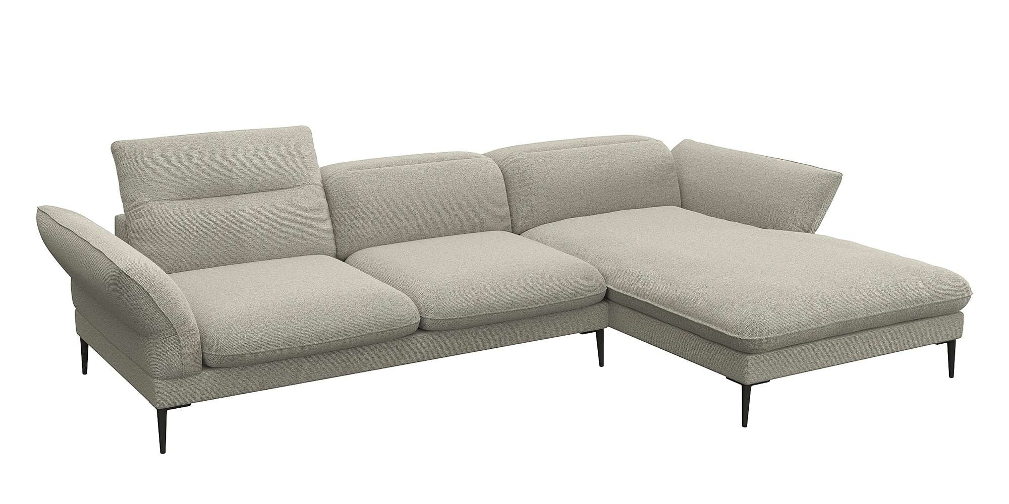 Ecksofa »Salino, Funktionssofa mit Recamiere, Relaxsofa, Ecksofa«, Sofa mit Arm- und...