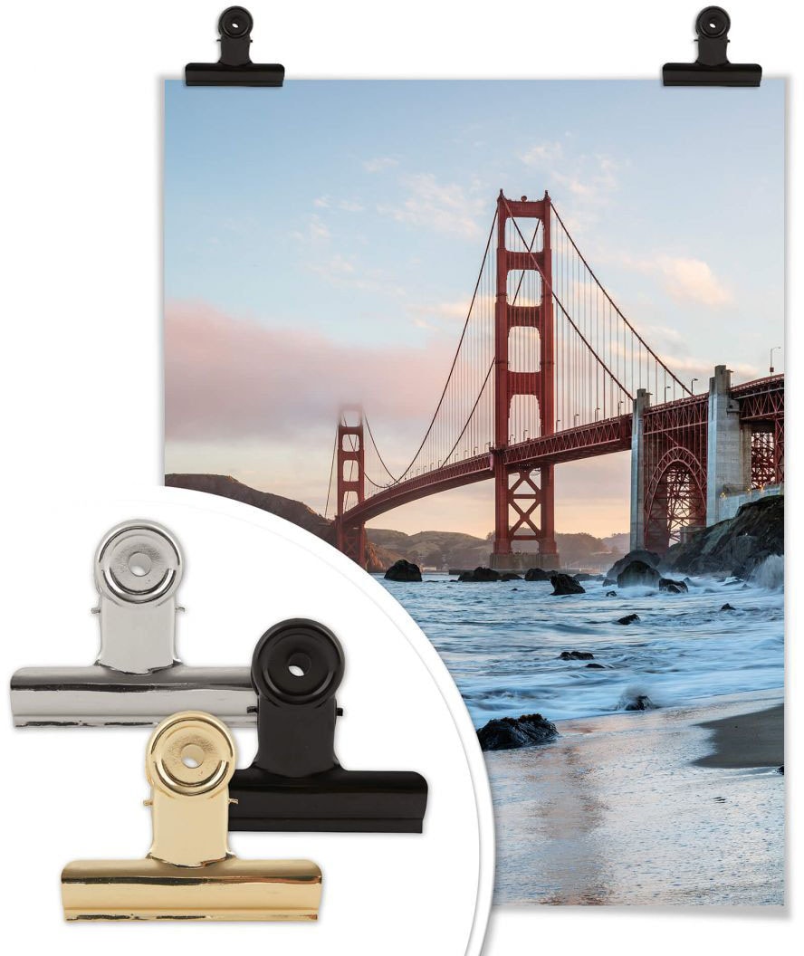 Wall-Art Poster »Golden Gate Bridge«, Brücken, (1 St.), Poster, Wandbild,  Bild, Wandposter kaufen | BAUR