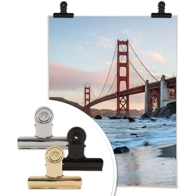 Wall-Art Poster »Golden Gate Bridge«, Brücken, (1 St.), Poster, Wandbild,  Bild, Wandposter kaufen | BAUR